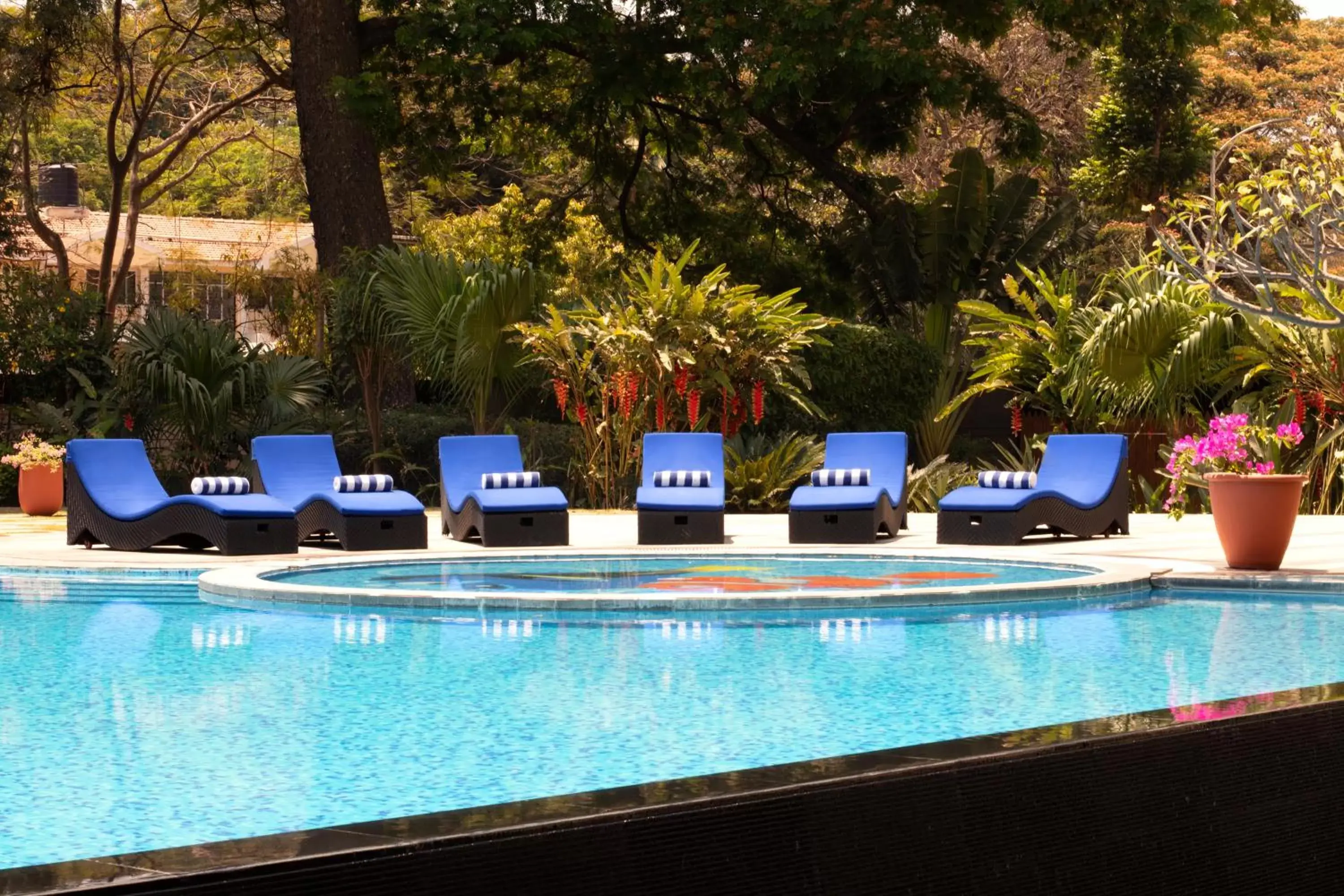 Swimming Pool in Radisson Blu Plaza Hotel Mysore