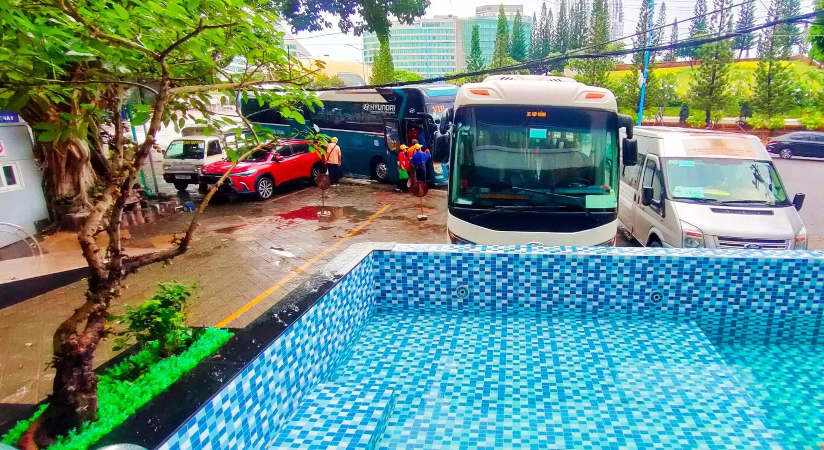 Pool view, Swimming Pool in Kieu Anh Hotel