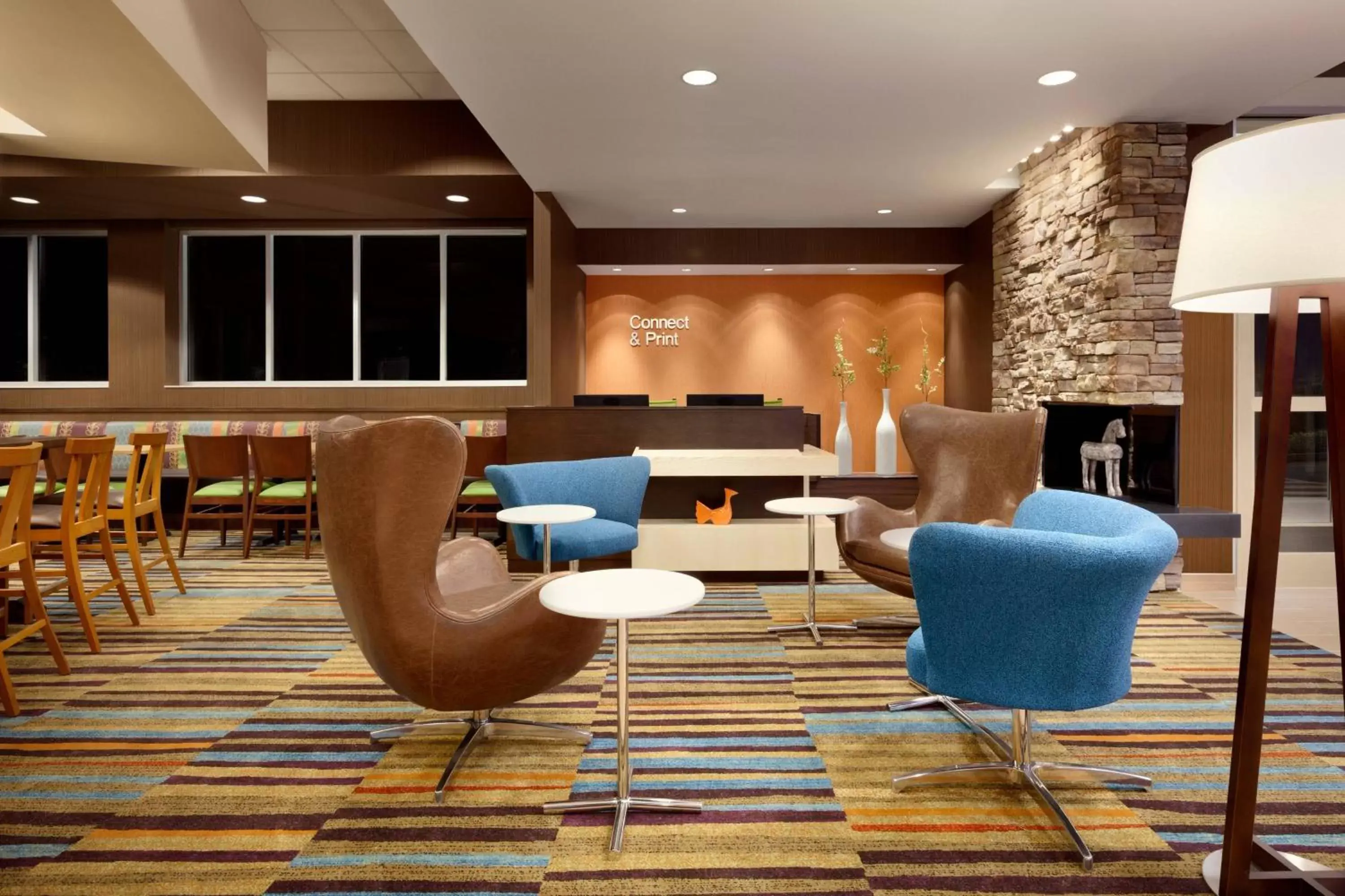 Lobby or reception, Lounge/Bar in Fairfield Inn Philadelphia Valley Forge/King of Prussia