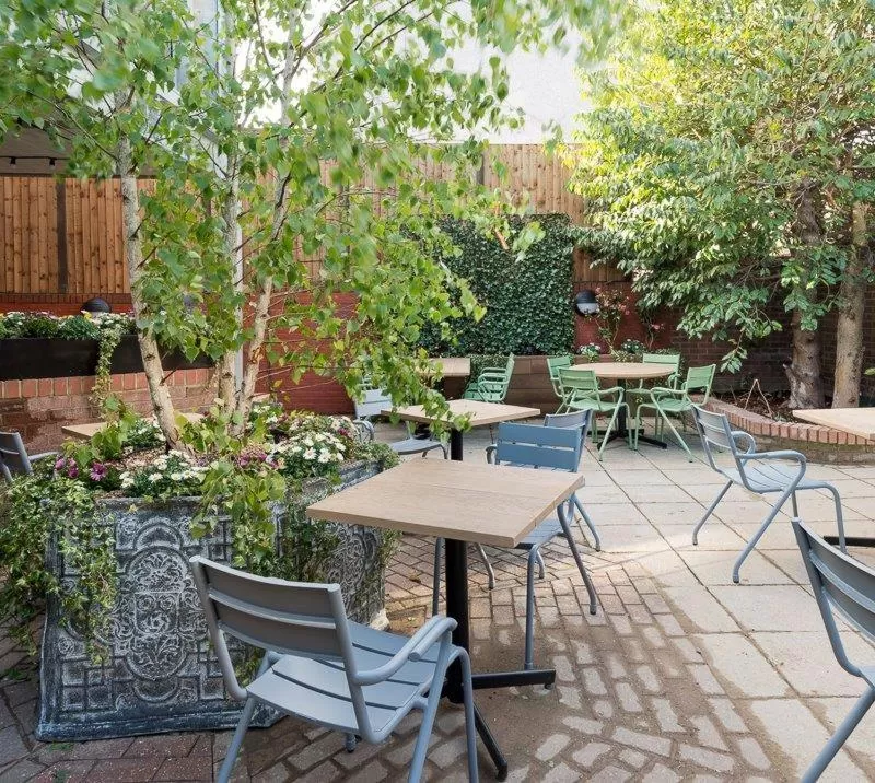 Patio in Pilgrims Progress Wetherspoon