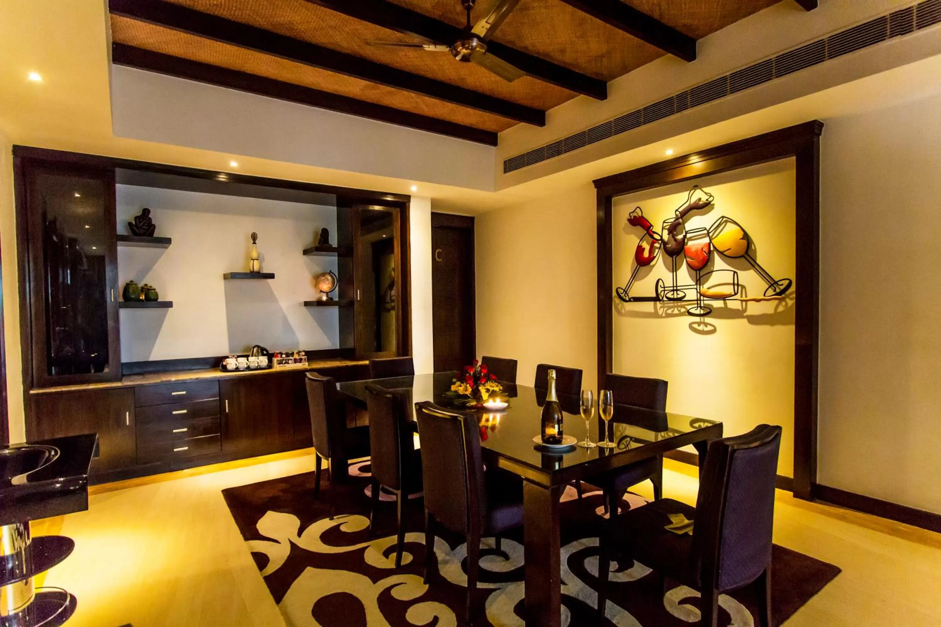 Dining area in The Ananta Udaipur