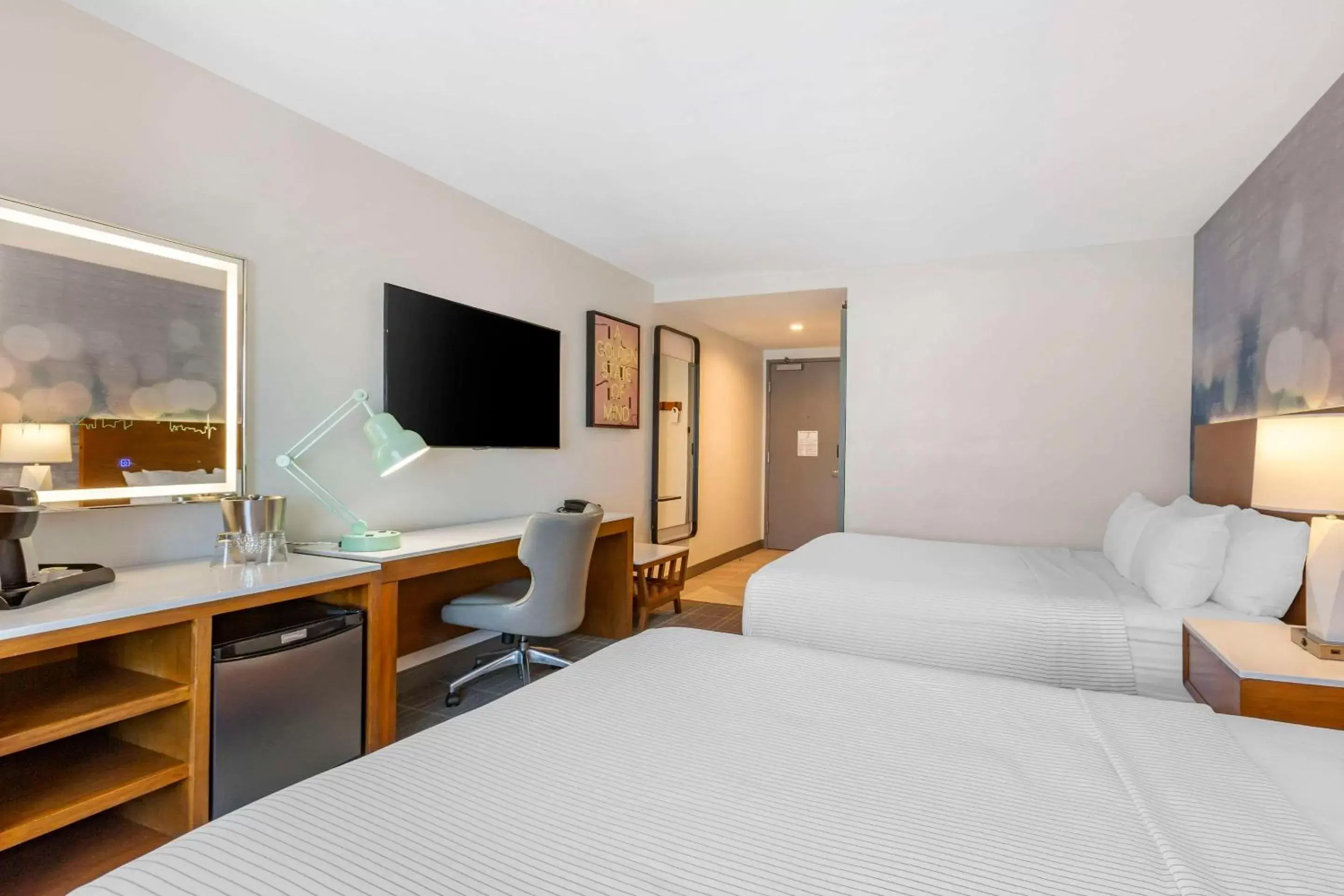Bed in Cambria Hotel LAX