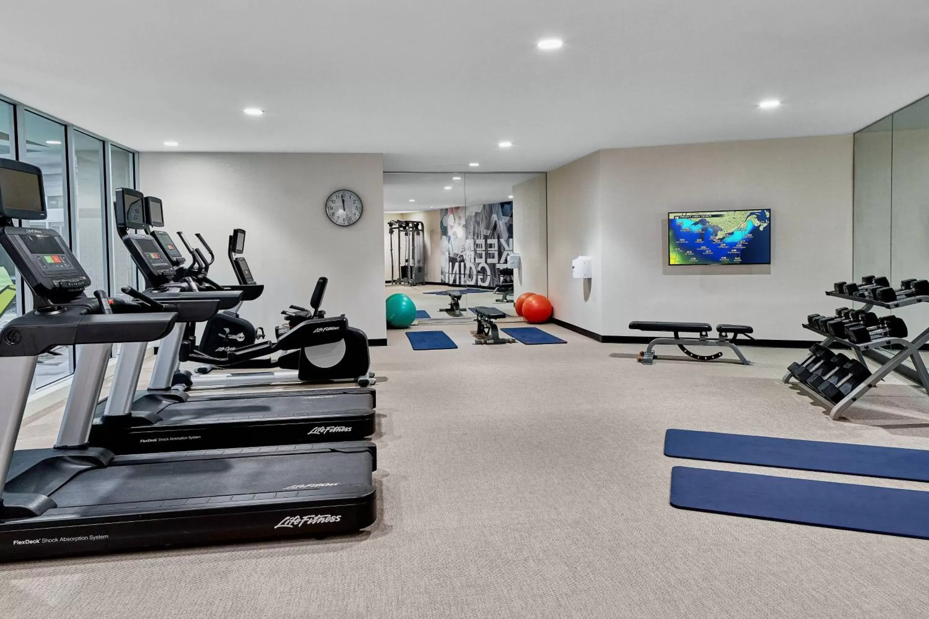 Fitness centre/facilities, Fitness Center/Facilities in SpringHill Suites by Marriott Roanoke