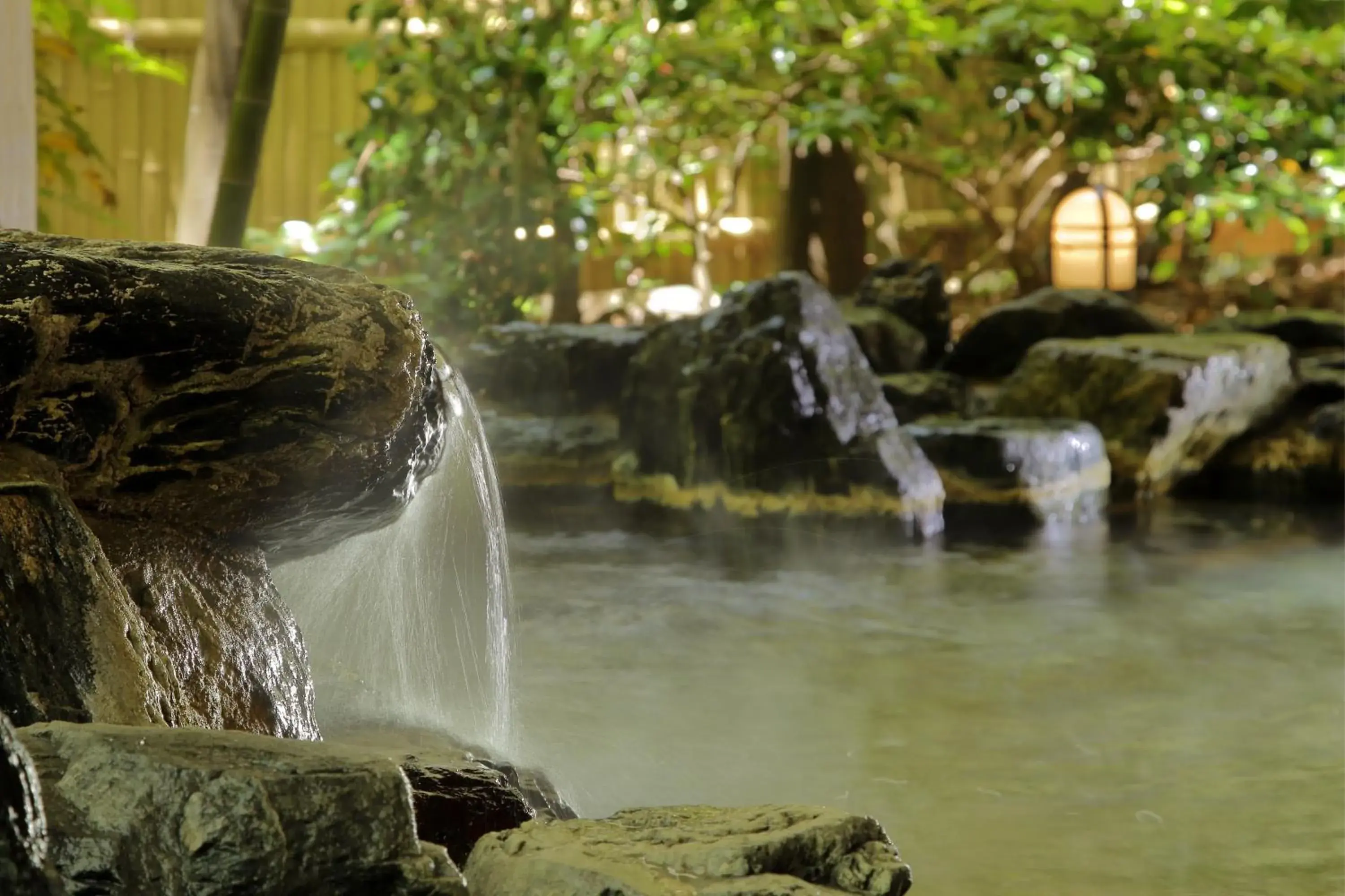 Hot Spring Bath in Ryokan Tachibanaya