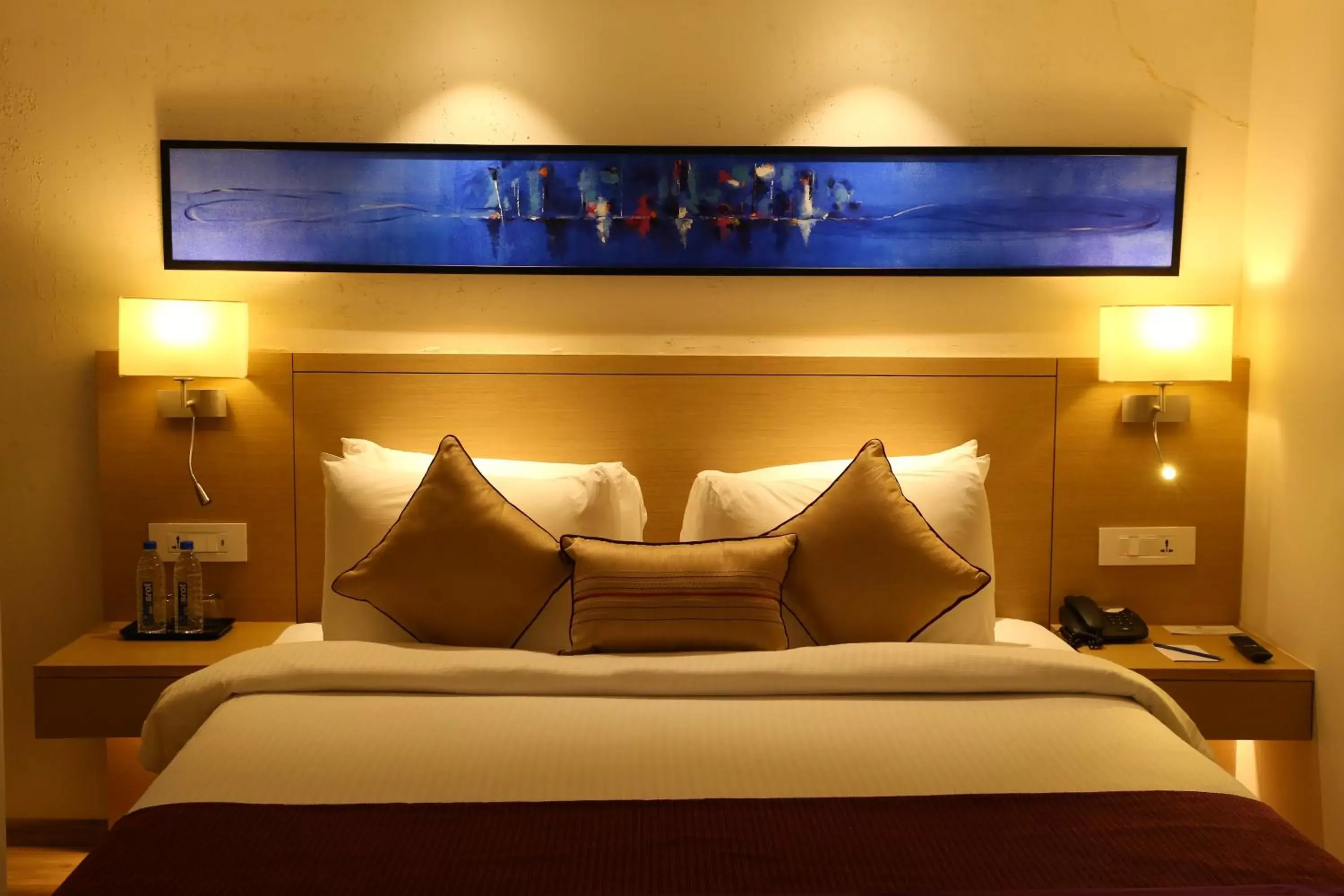 Bedroom, Bed in Sarovar Portico Rivera Ahmedabad