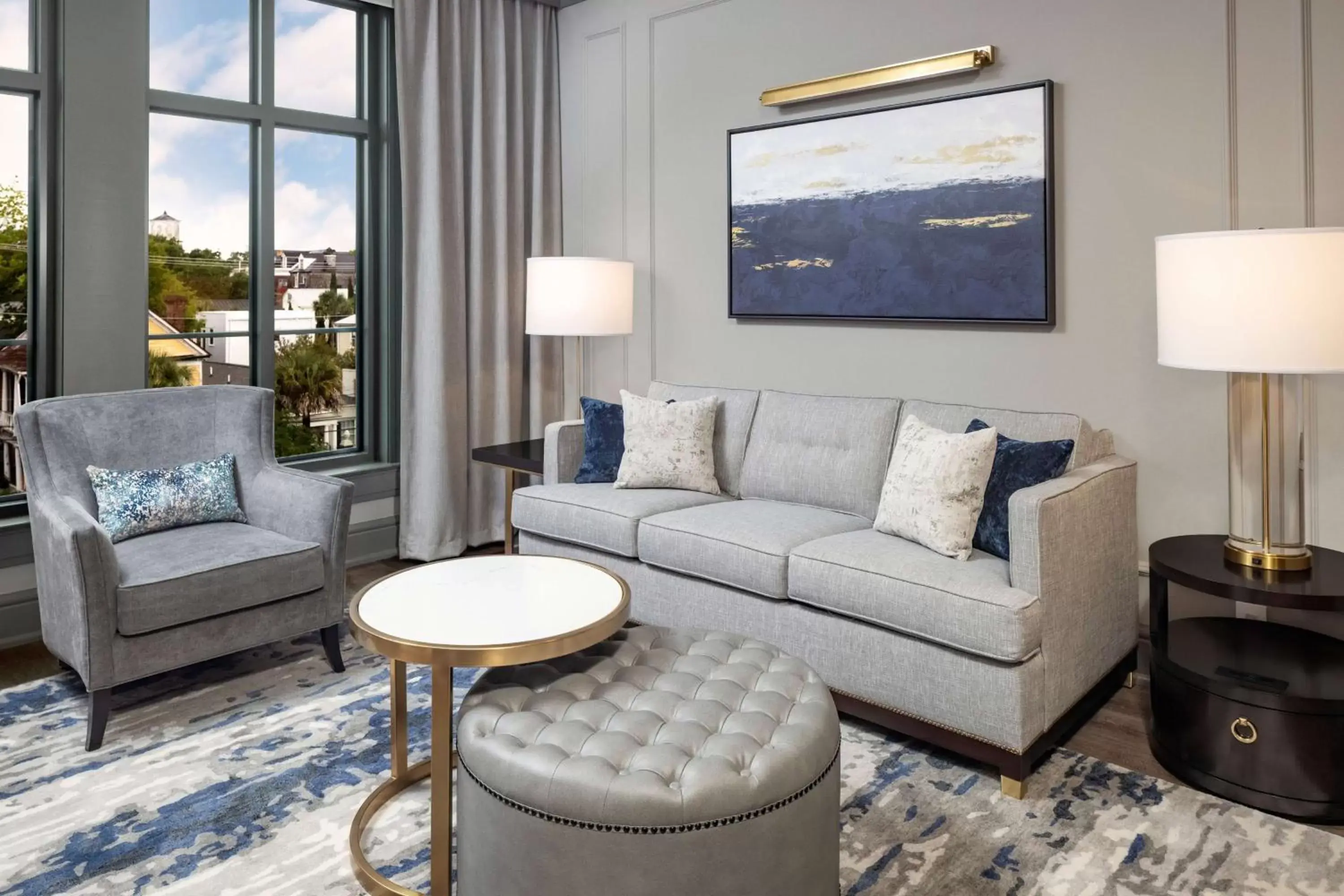 Living room, Seating Area in Hilton Club Liberty Place Charleston