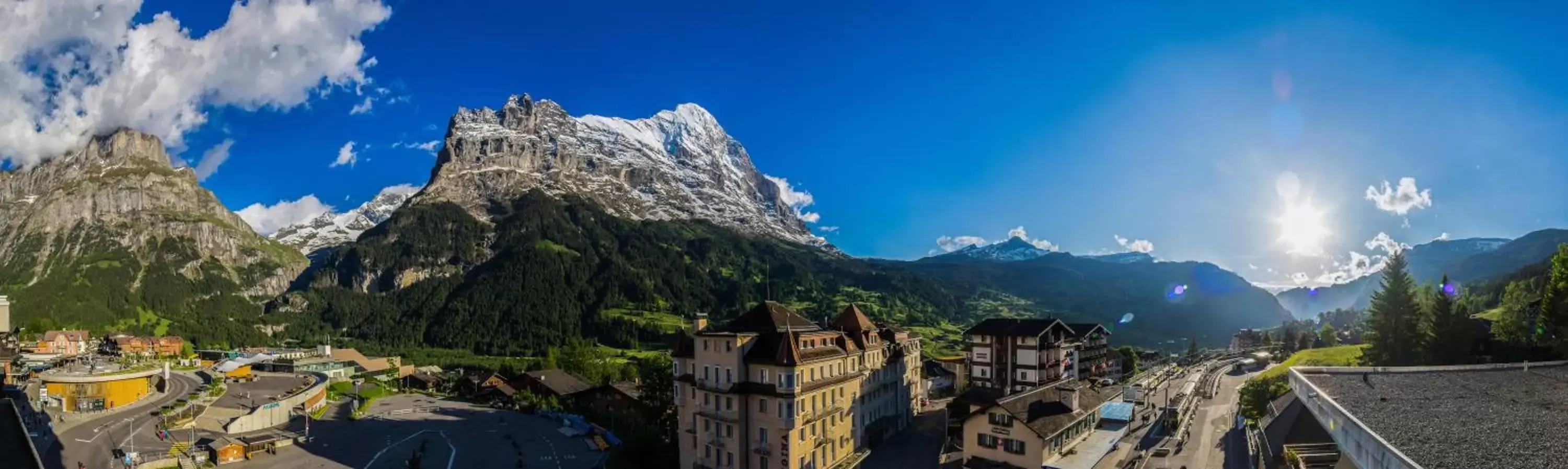 Mountain View in Hotel Kreuz&Post**** Grindelwald