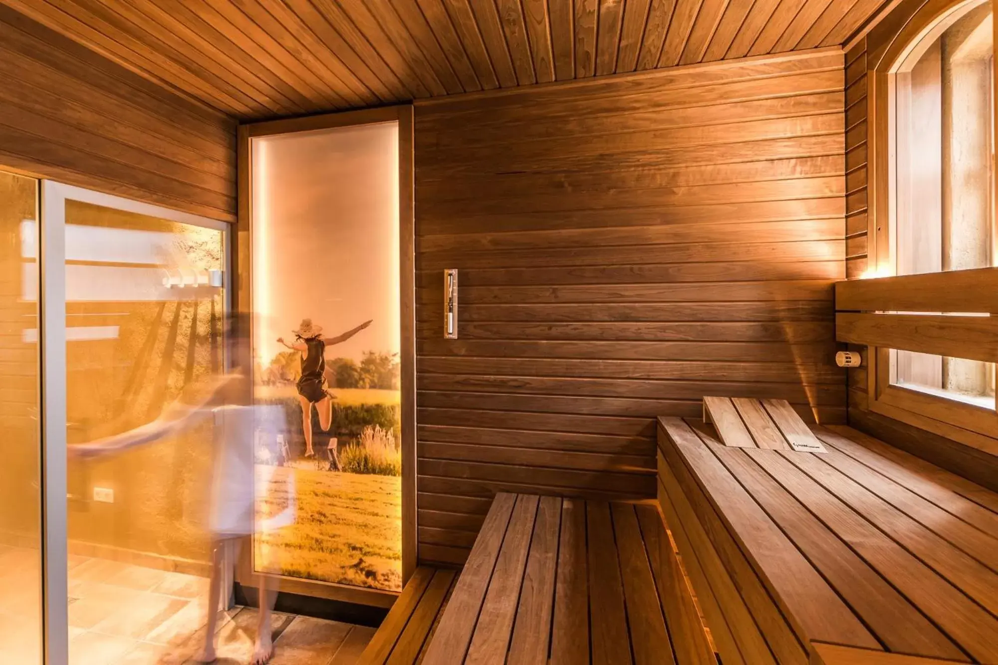 Sauna in Romantik Hotel Reichshof