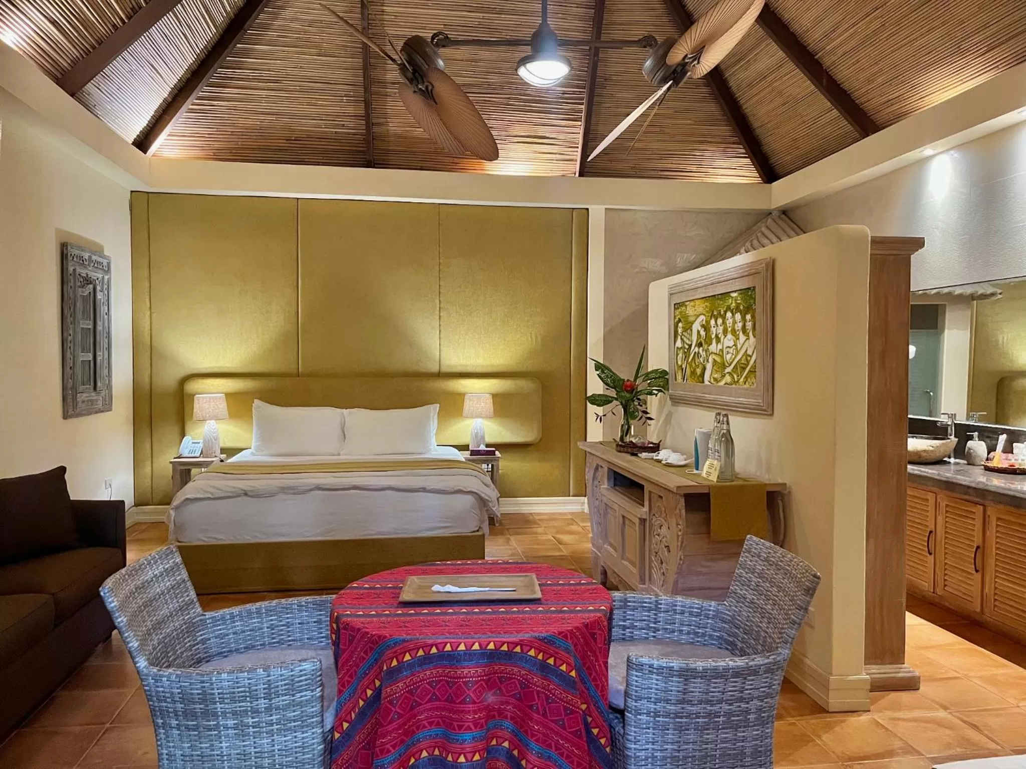 Photo of the whole room, Bed in Coco Grove Beach Resort, Siquijor Island