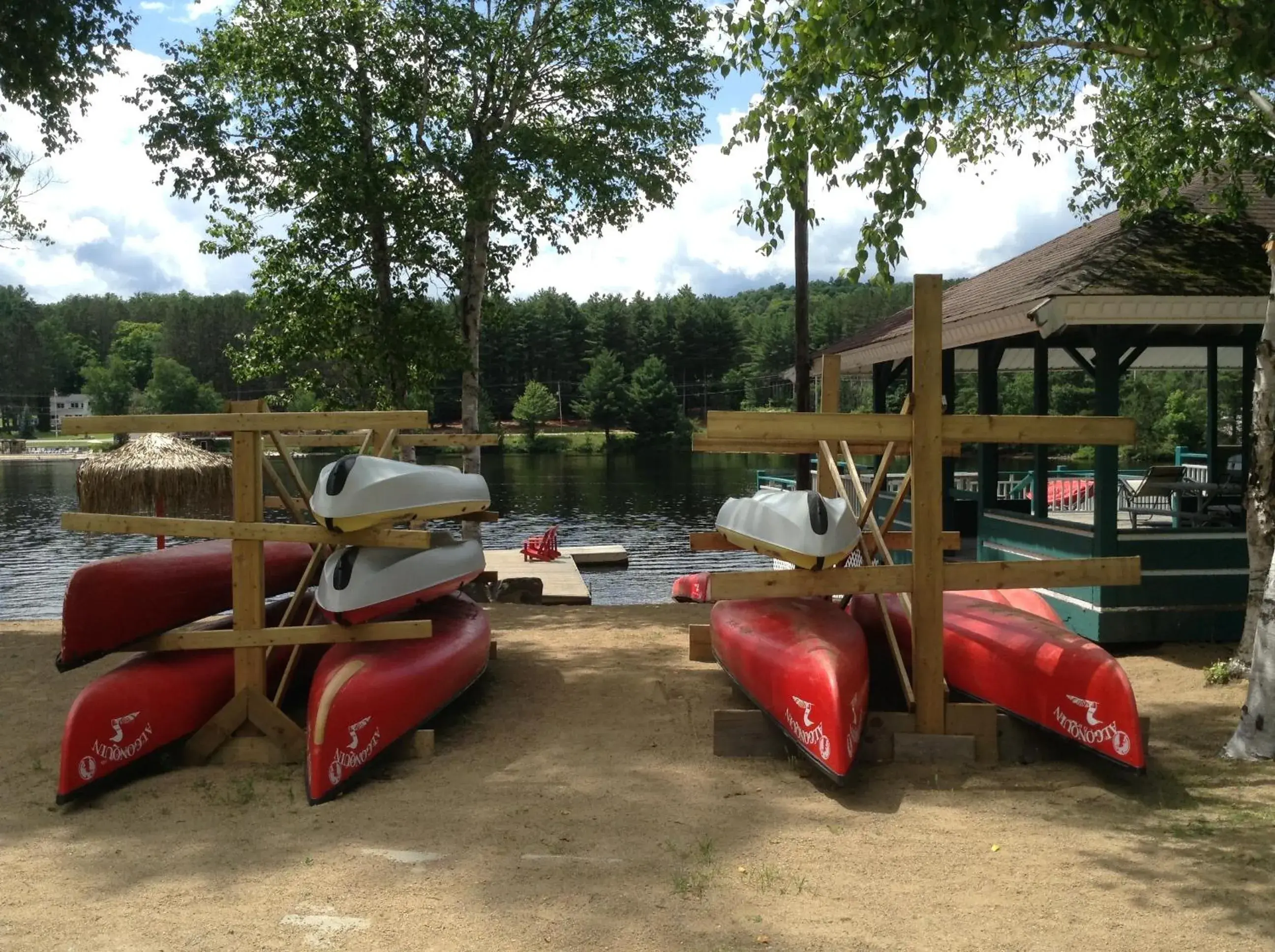 Beach in Algonquin Lakeside Inn