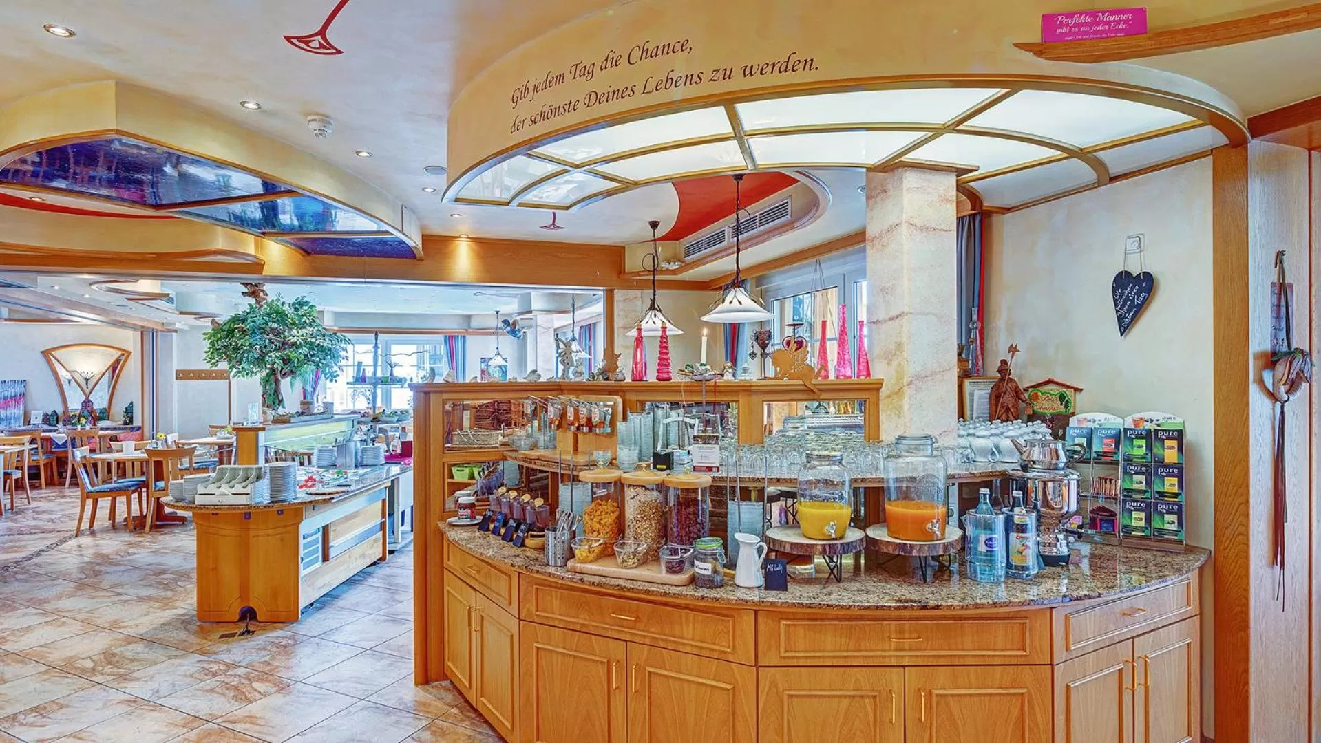 Buffet breakfast in Hotel Christel