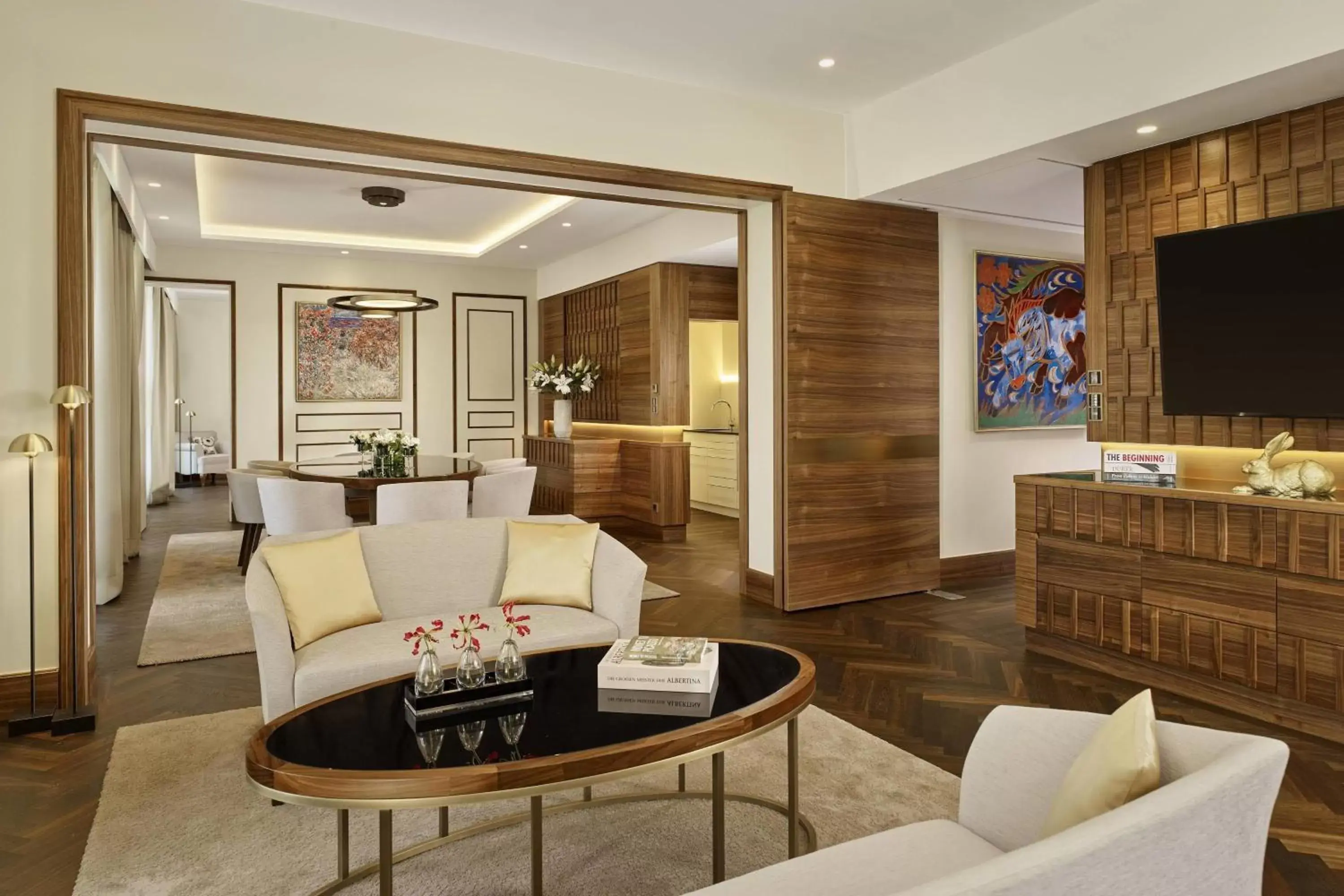 Living room, Seating Area in The Ritz-Carlton, Vienna