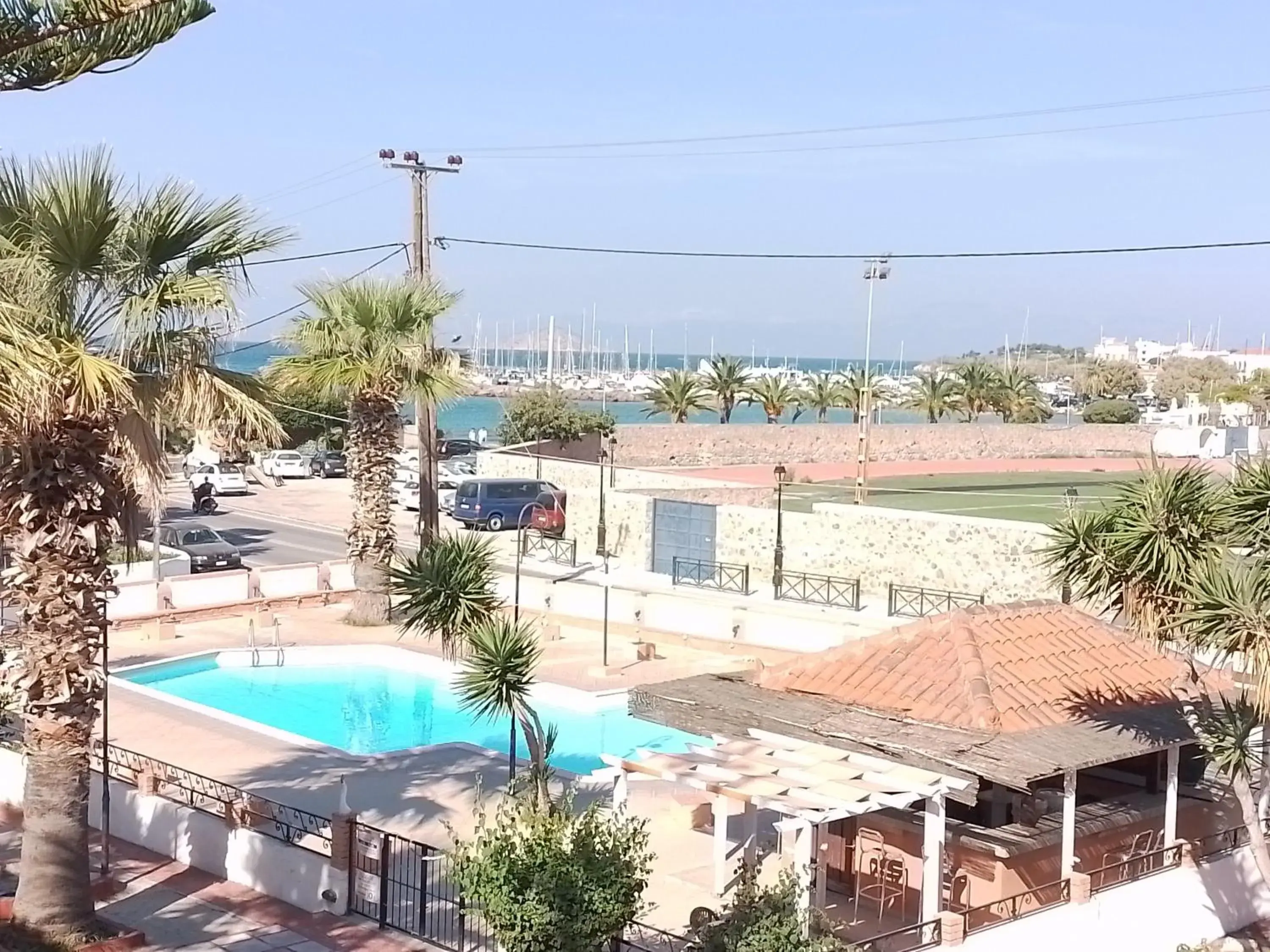 Pool View in Miranta Hotel - Apartments & Studios