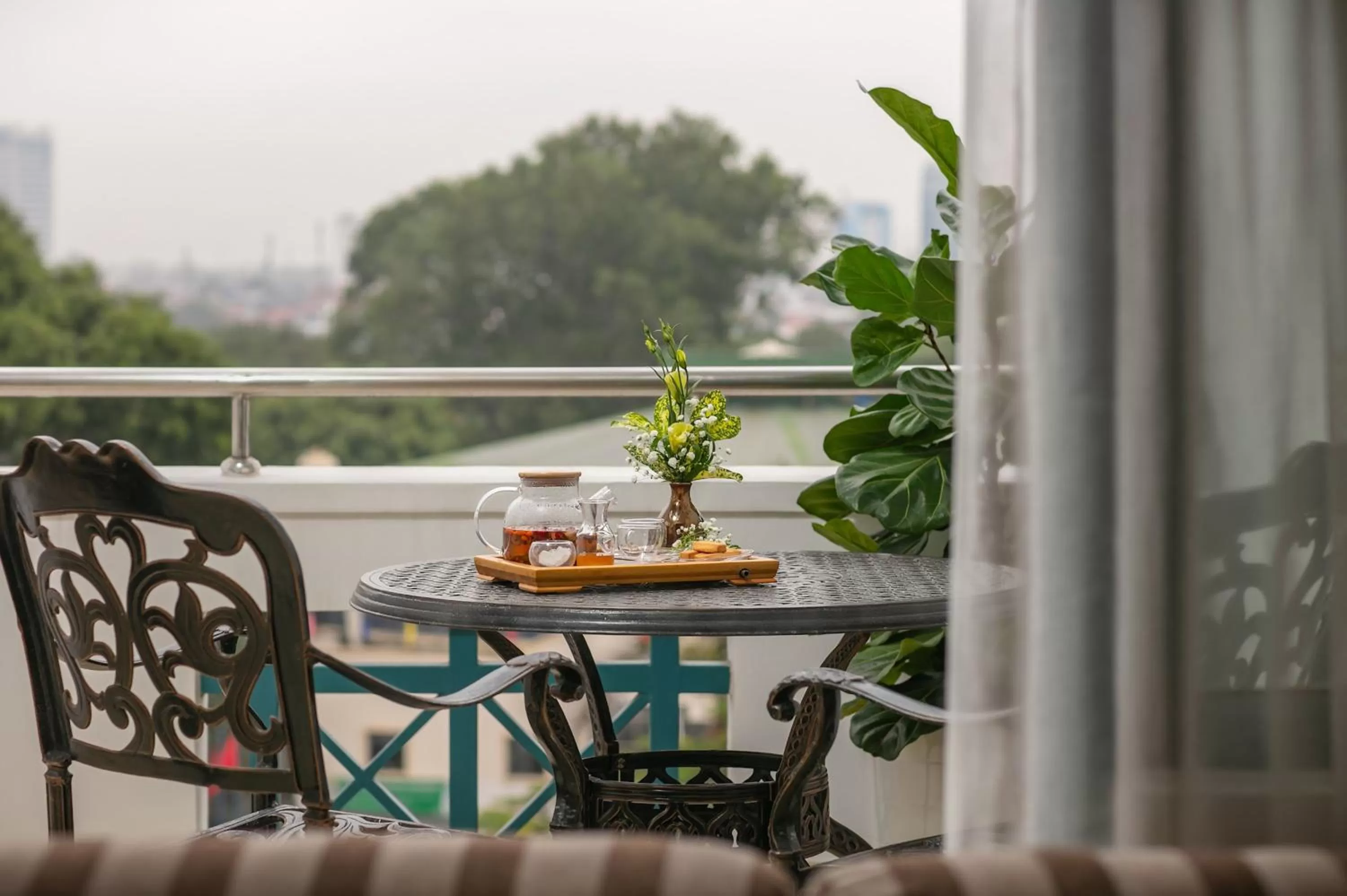 Balcony/Terrace in The Tray Hotel Hai Phong
