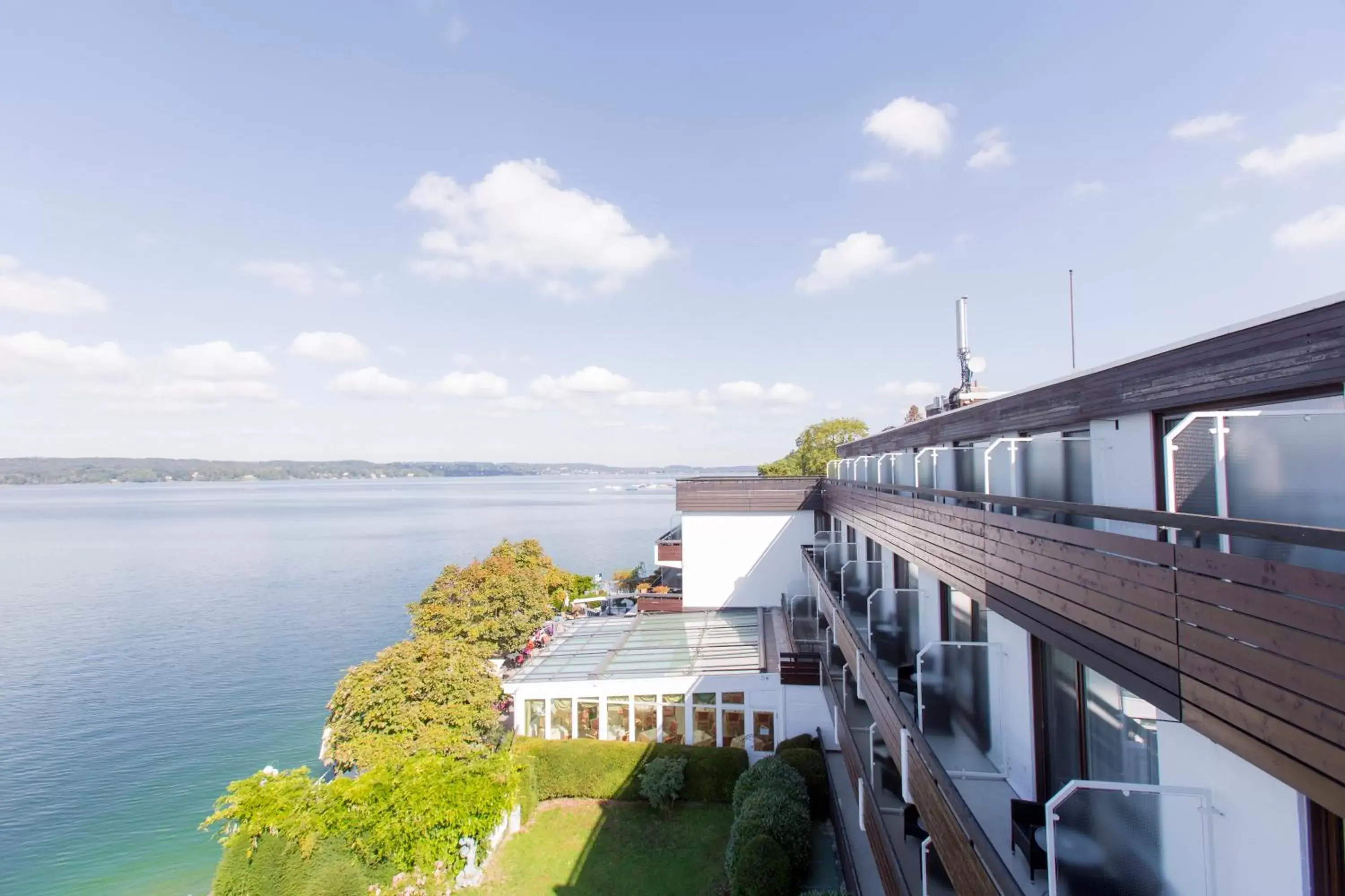 Bird's eye view in Seehotel Leoni