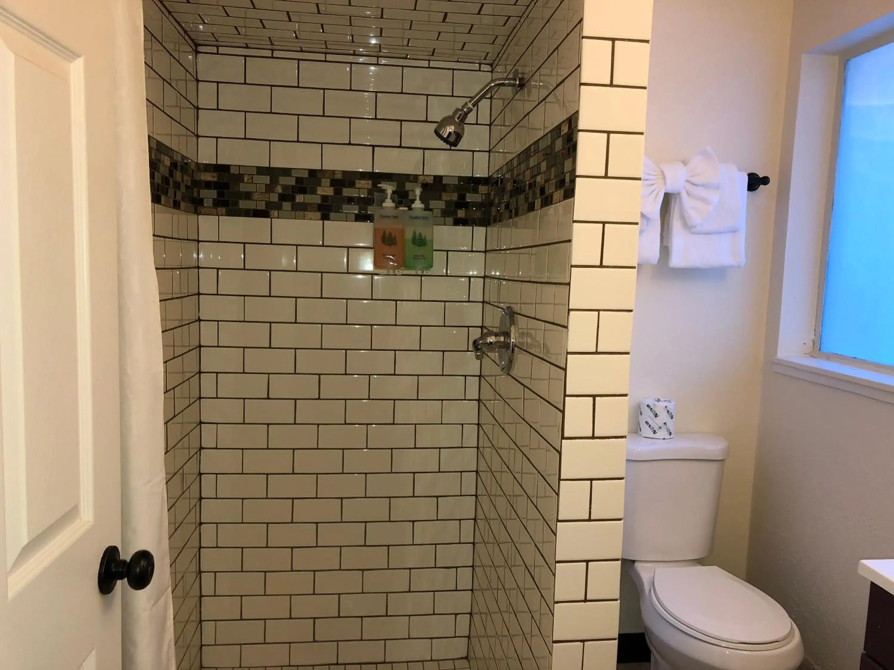 Shower in Cedar Inn & Suites Shower in Cedar Inn & Suites