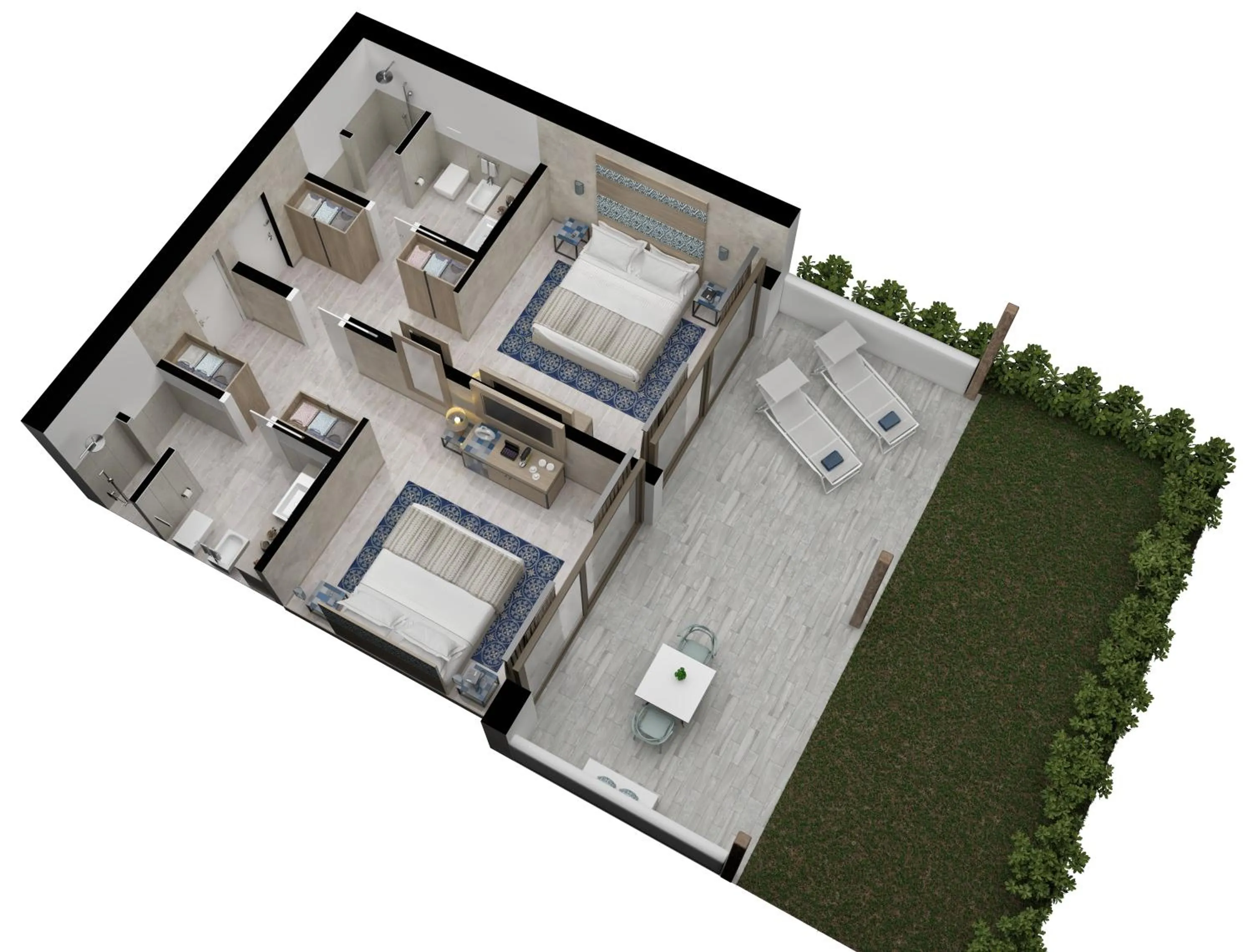 Floor plan in Baglioni Resort Sardinia - The Leading Hotels of the World