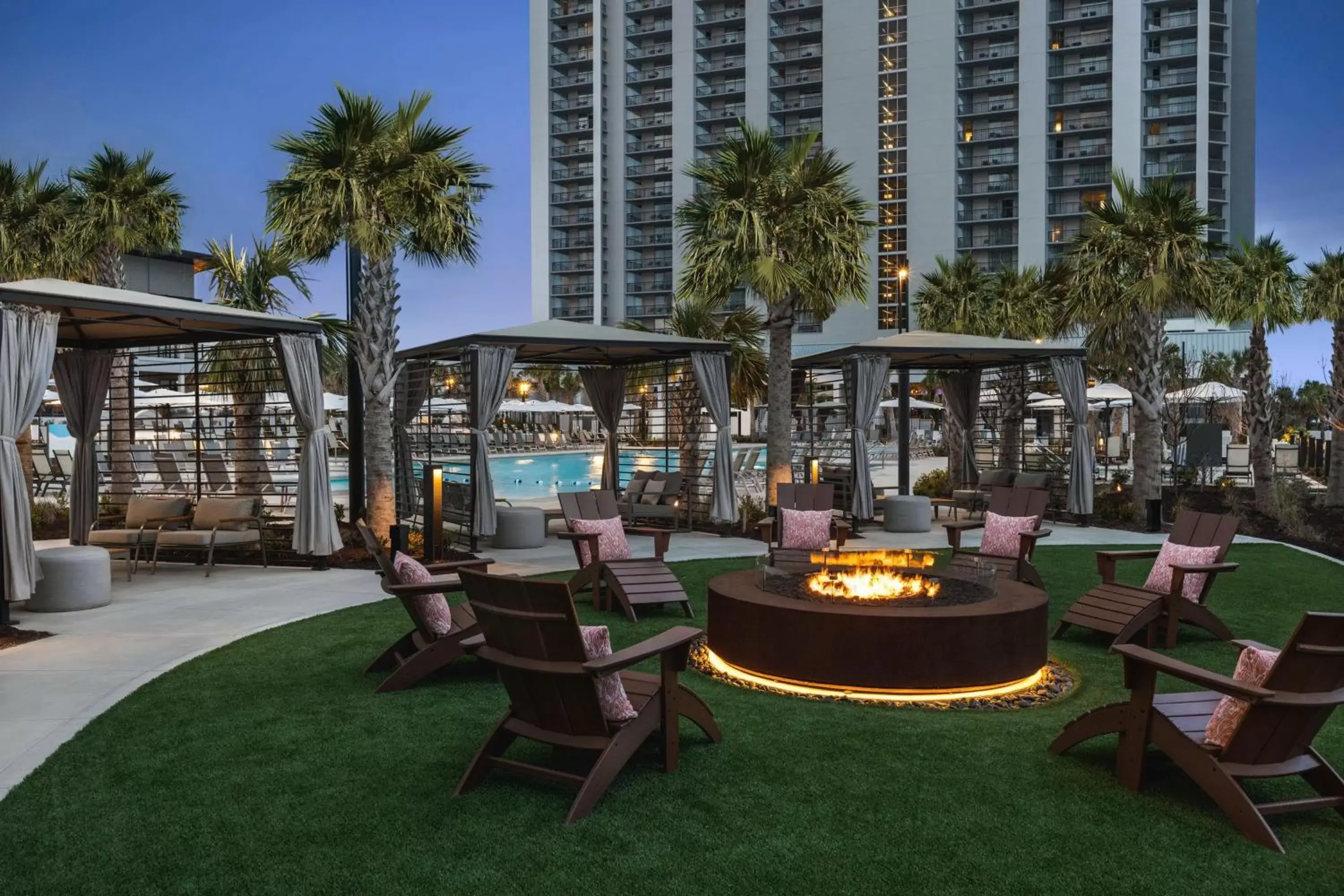 Pool view in Embassy Suites by Hilton Myrtle Beach Oceanfront Resort