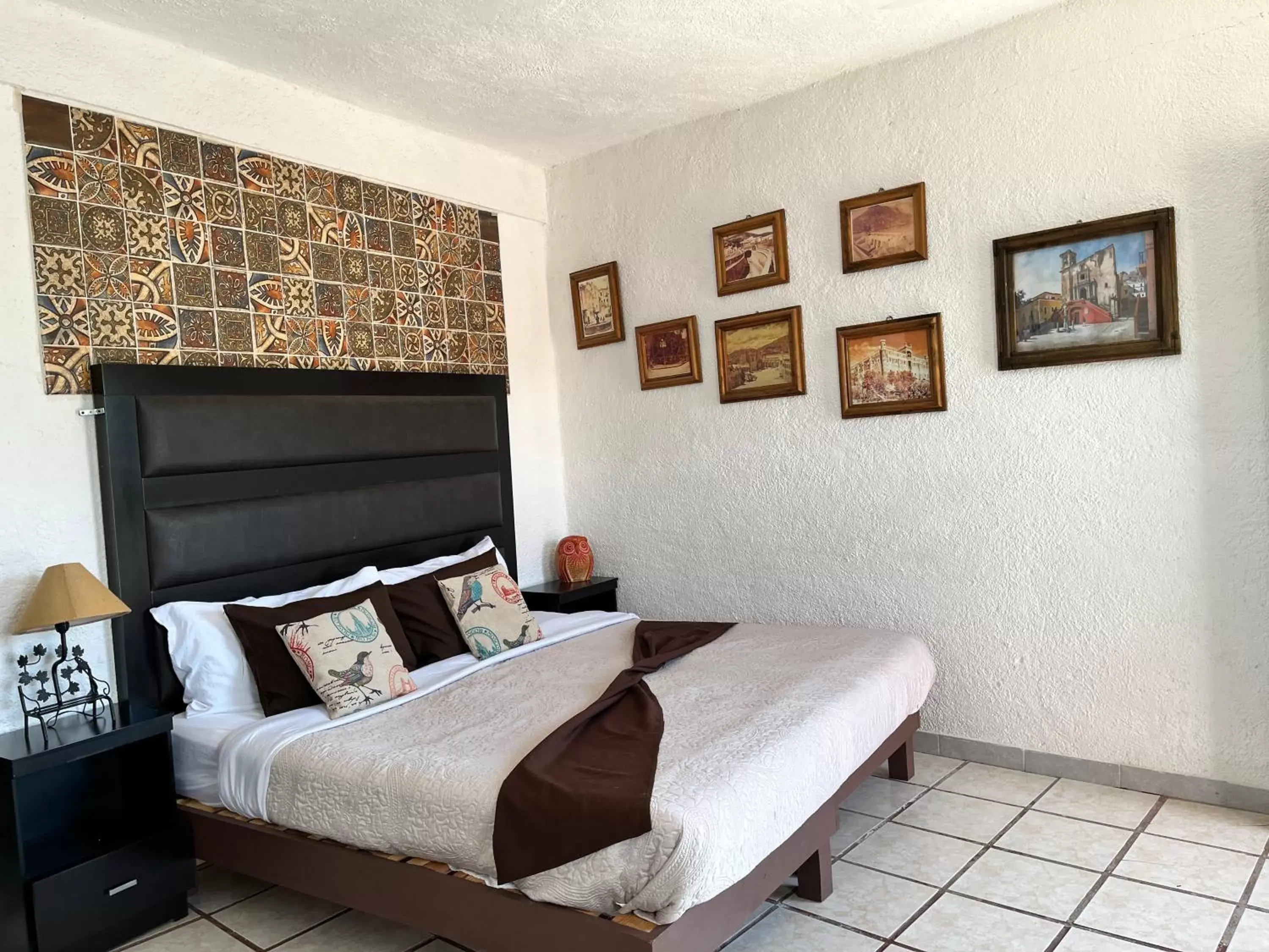 Bed in HOTEL CASONA DE LAS AVES