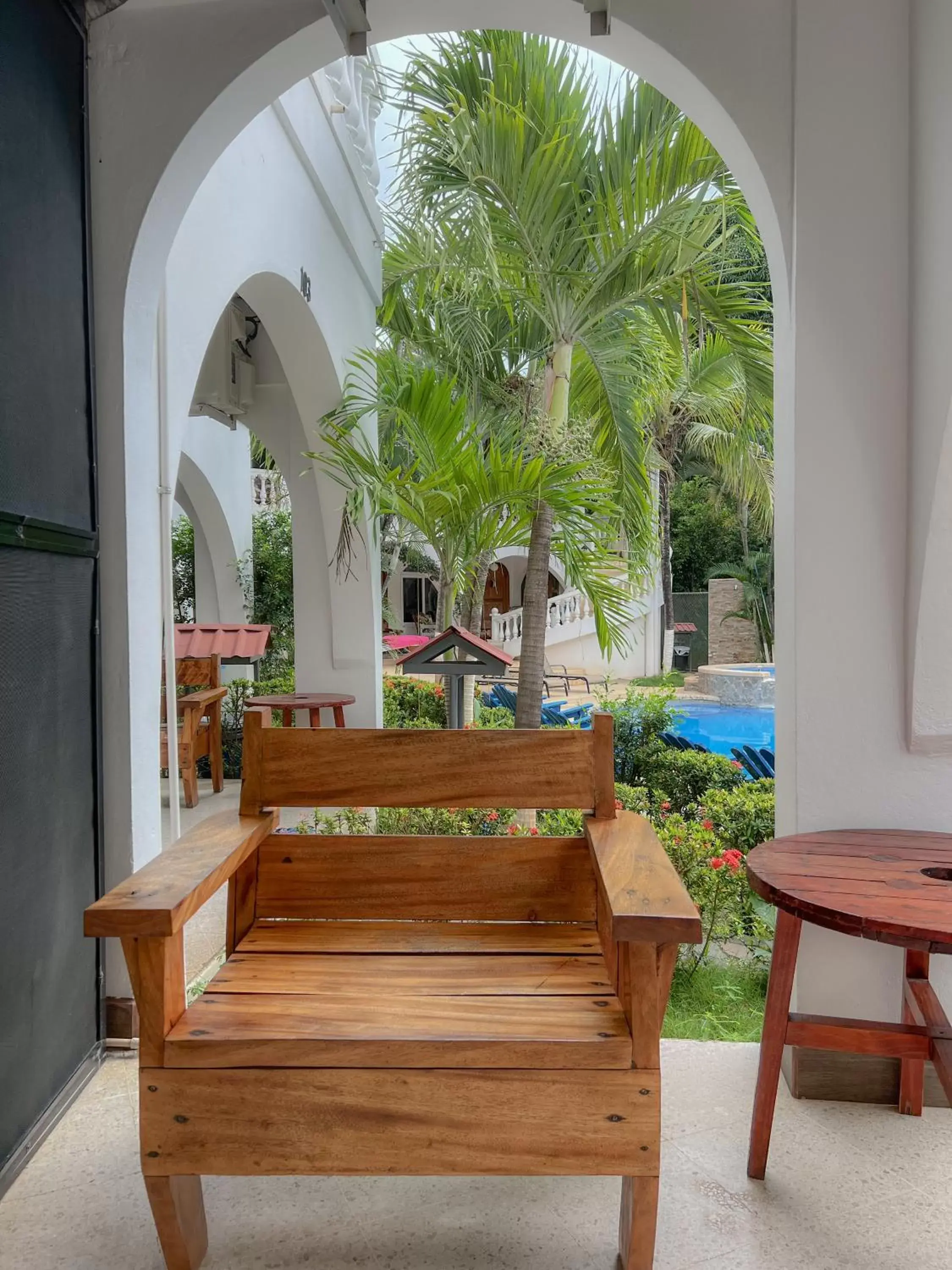 Patio in Hotel Mar Rey