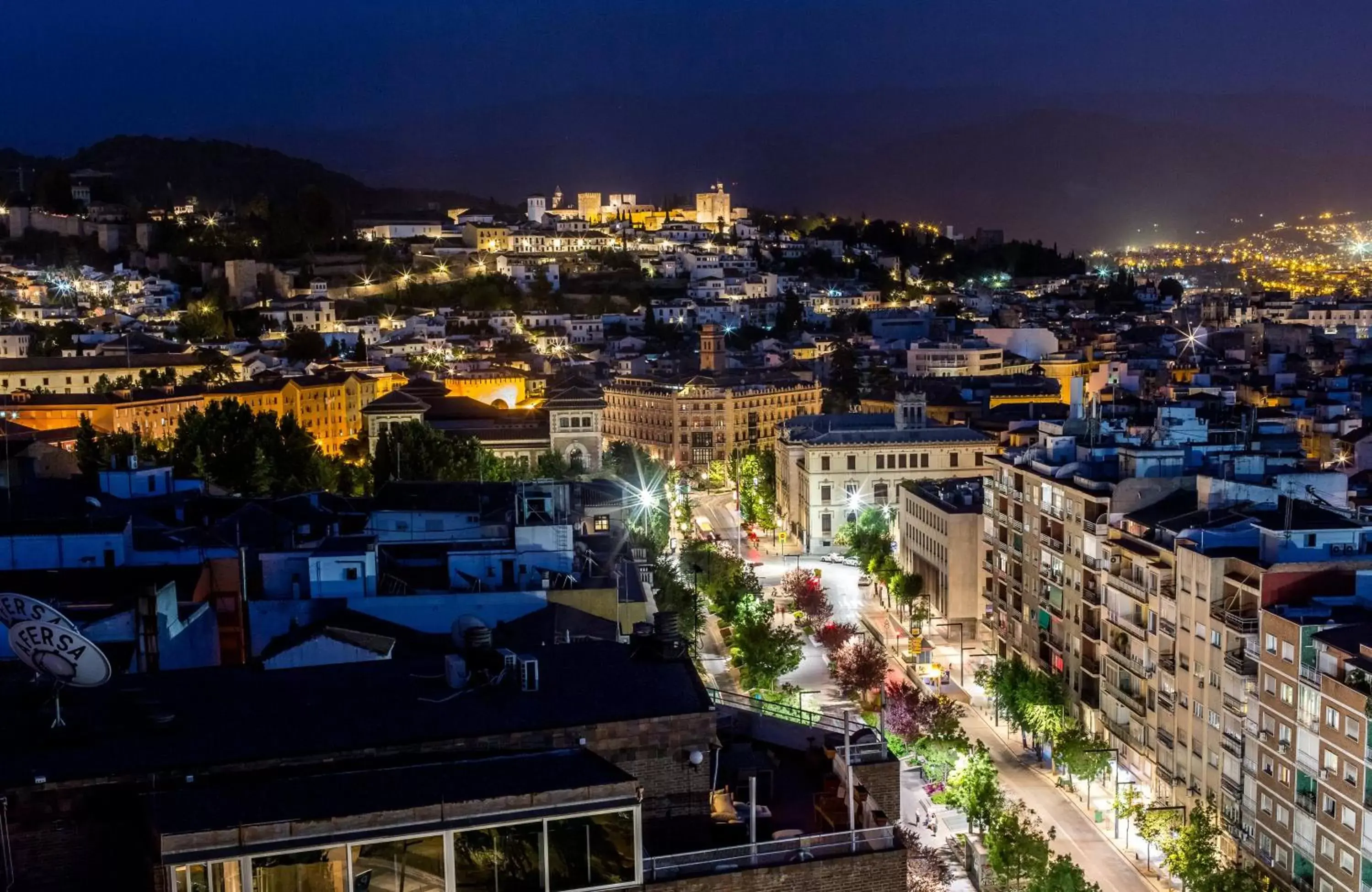 City view, Bird's-eye View in Leonardo Hotel Granada