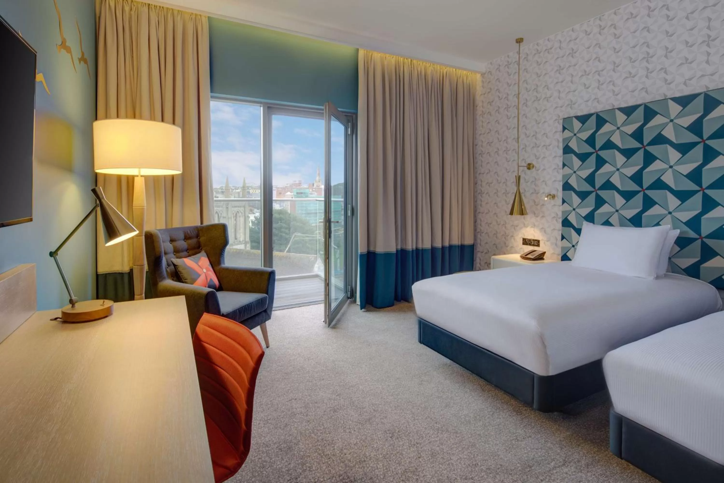 Bed in Hilton Bournemouth