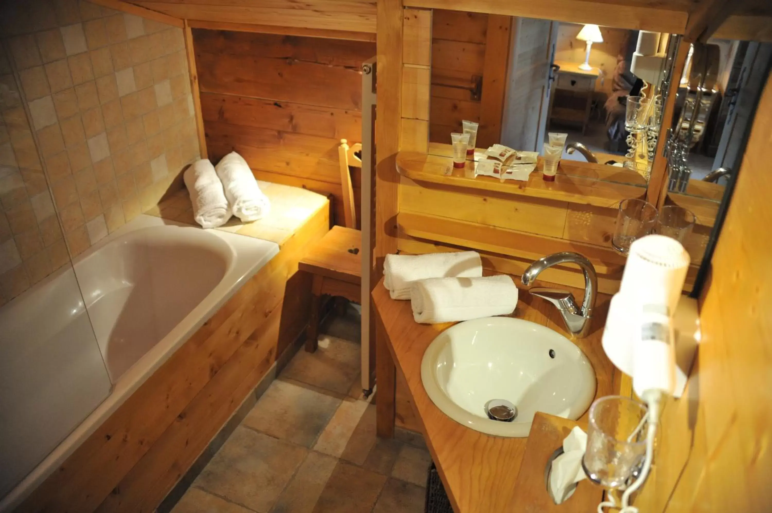 Bathroom in Hôtel Chalet Alpage