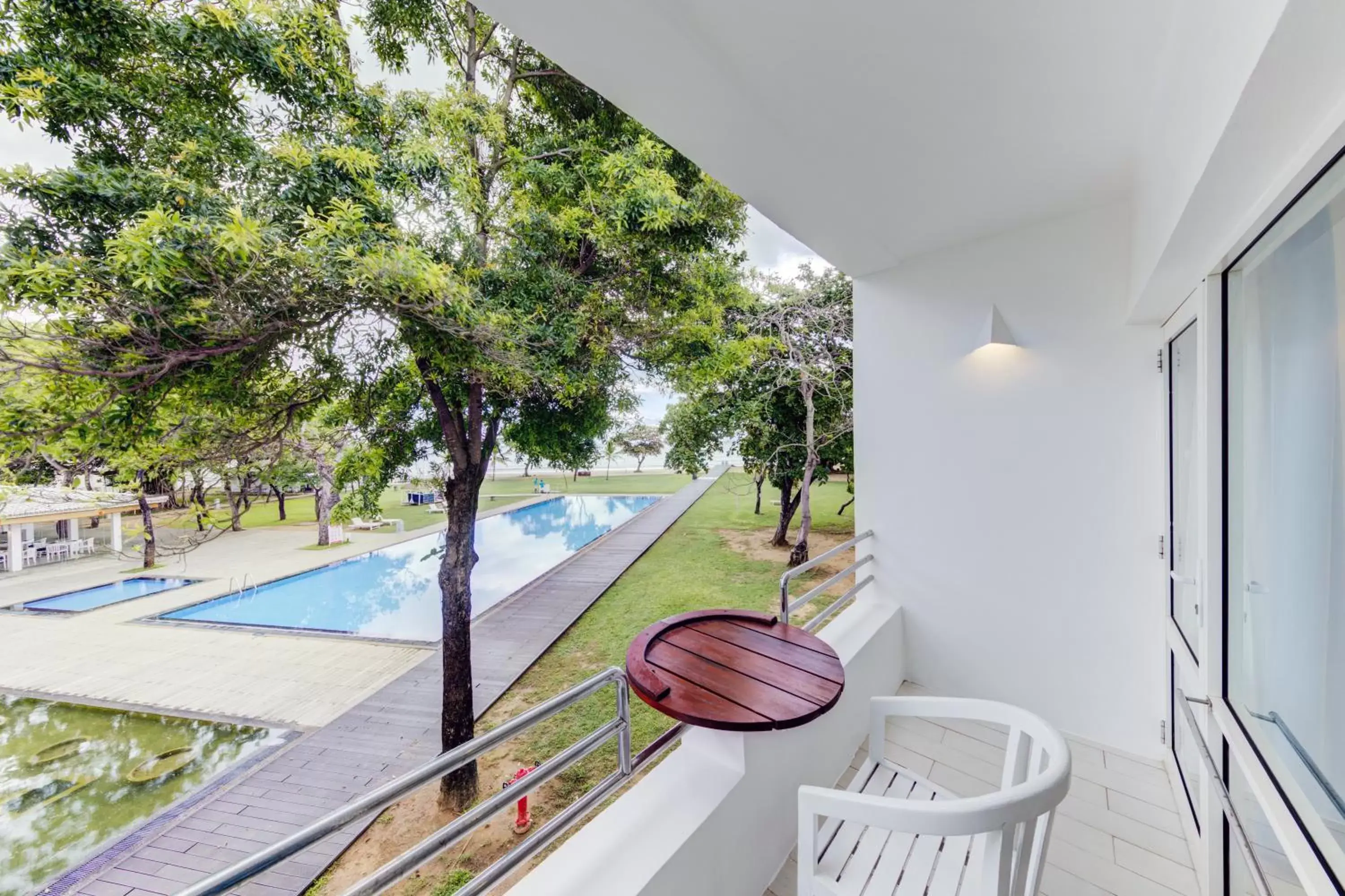 Balcony/Terrace, Pool View in Trinco Blu by Cinnamon