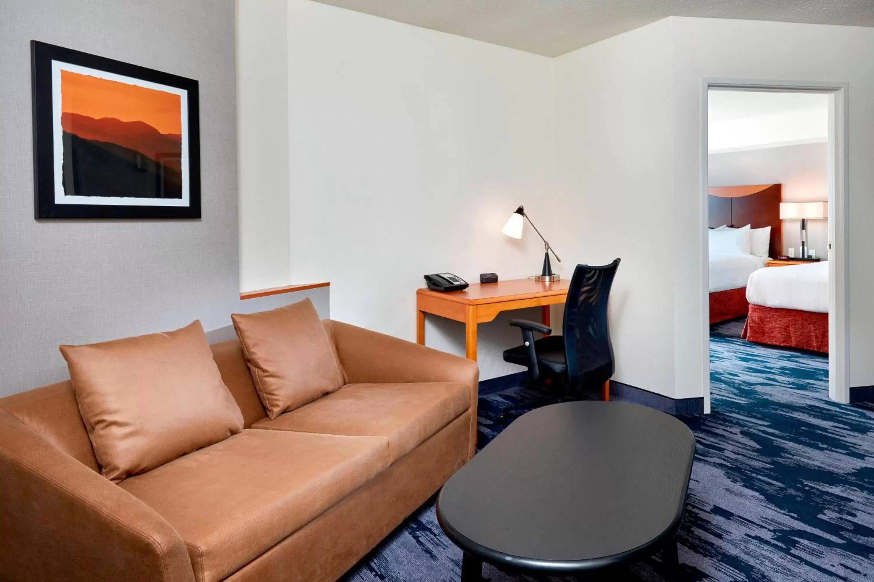 Living room, Seating Area in Fairfield Inn Suites Indianapolis Downtown