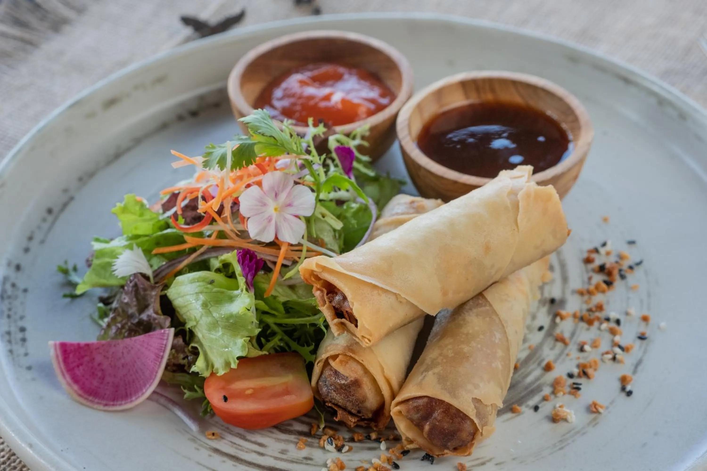 Food in The Kayon Valley Resort