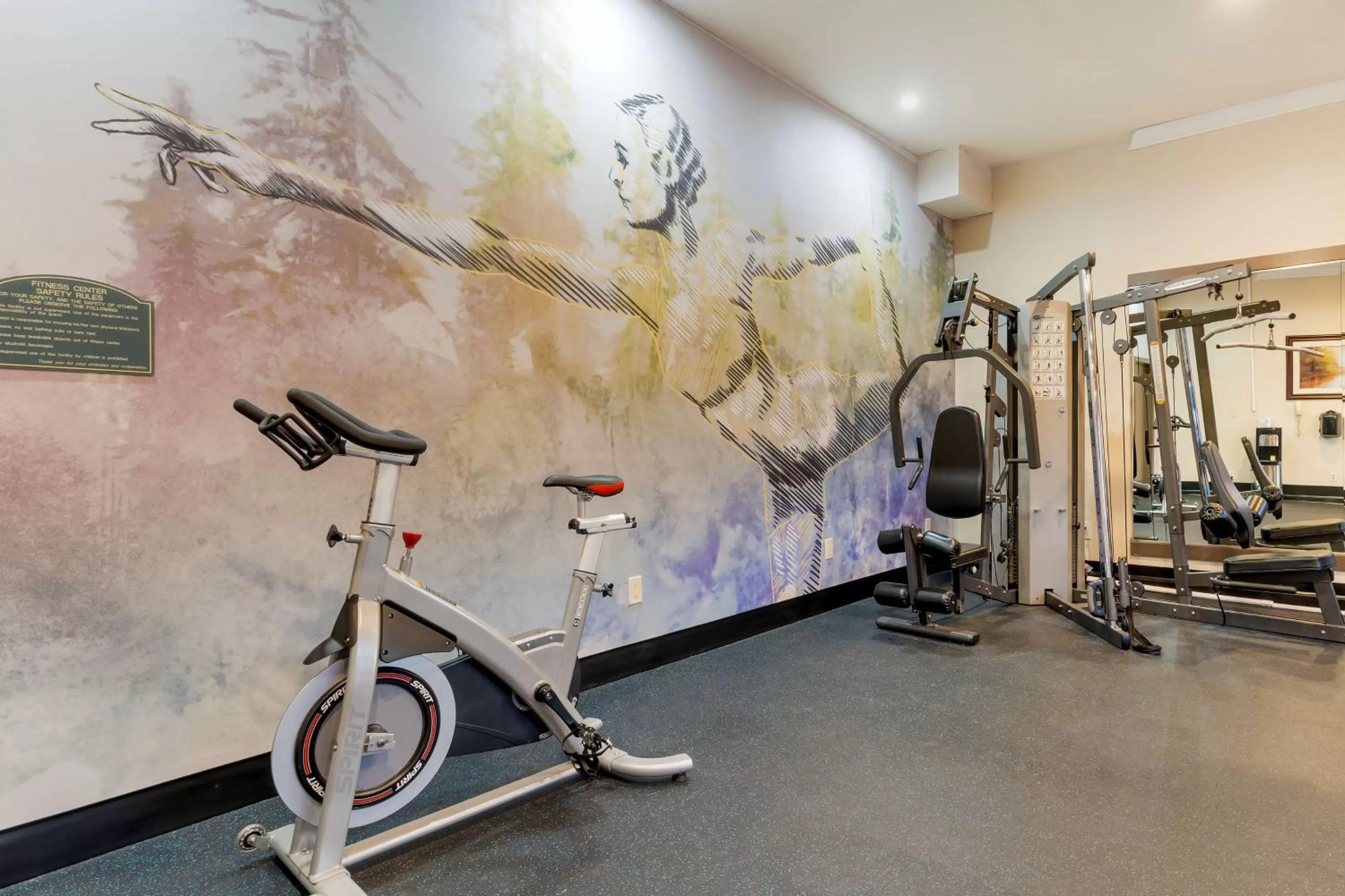 Fitness centre/facilities in Best Western Plus Forest Park Inn