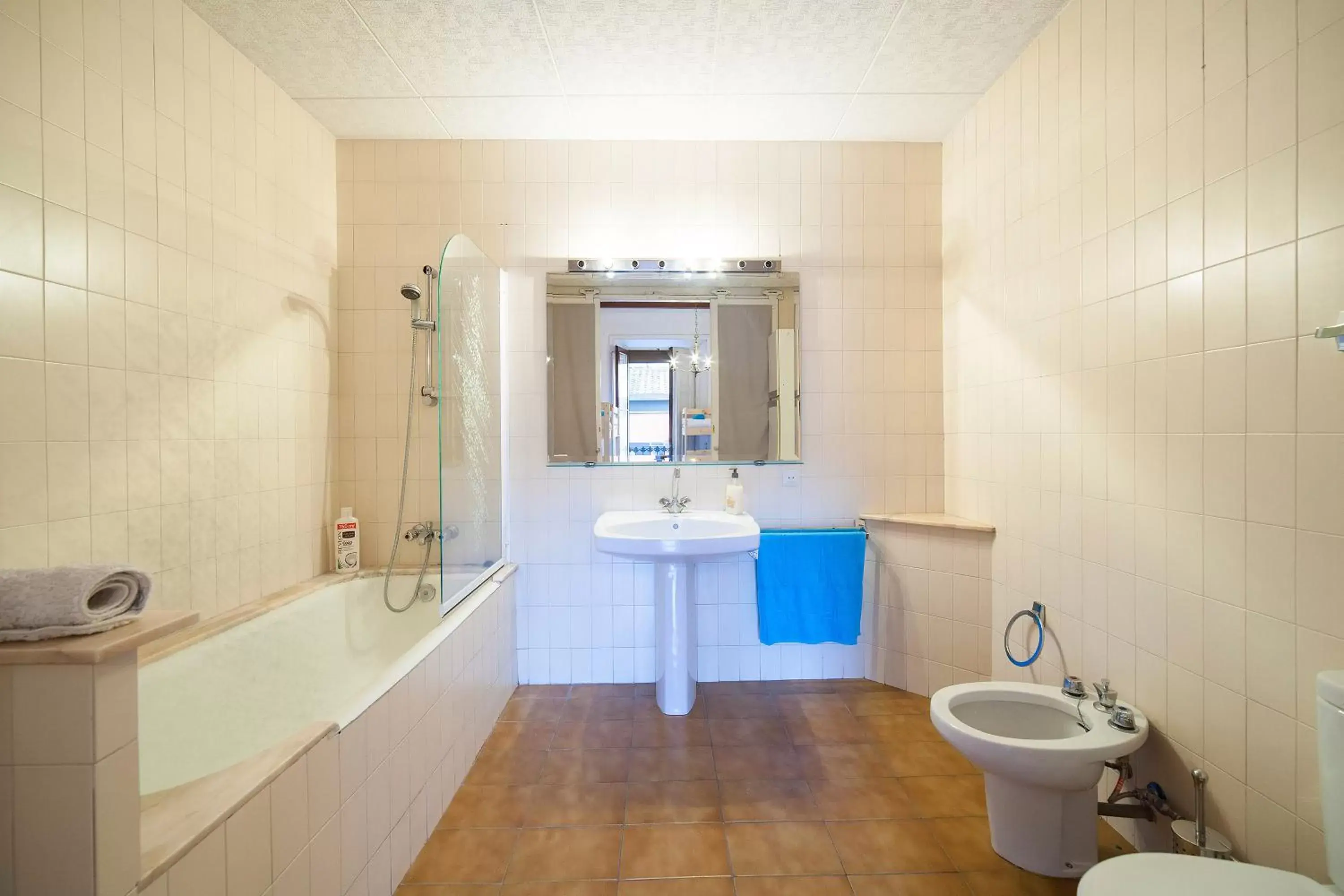 Toilet, Bathroom in Bed in Girona
