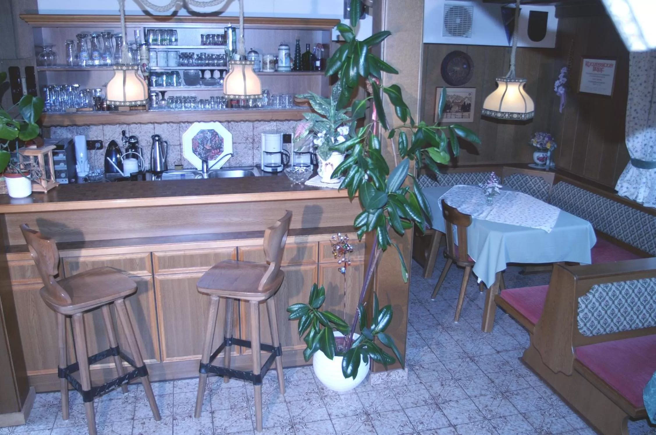 Communal lounge/ TV room in Privatpension Gosaukammblick