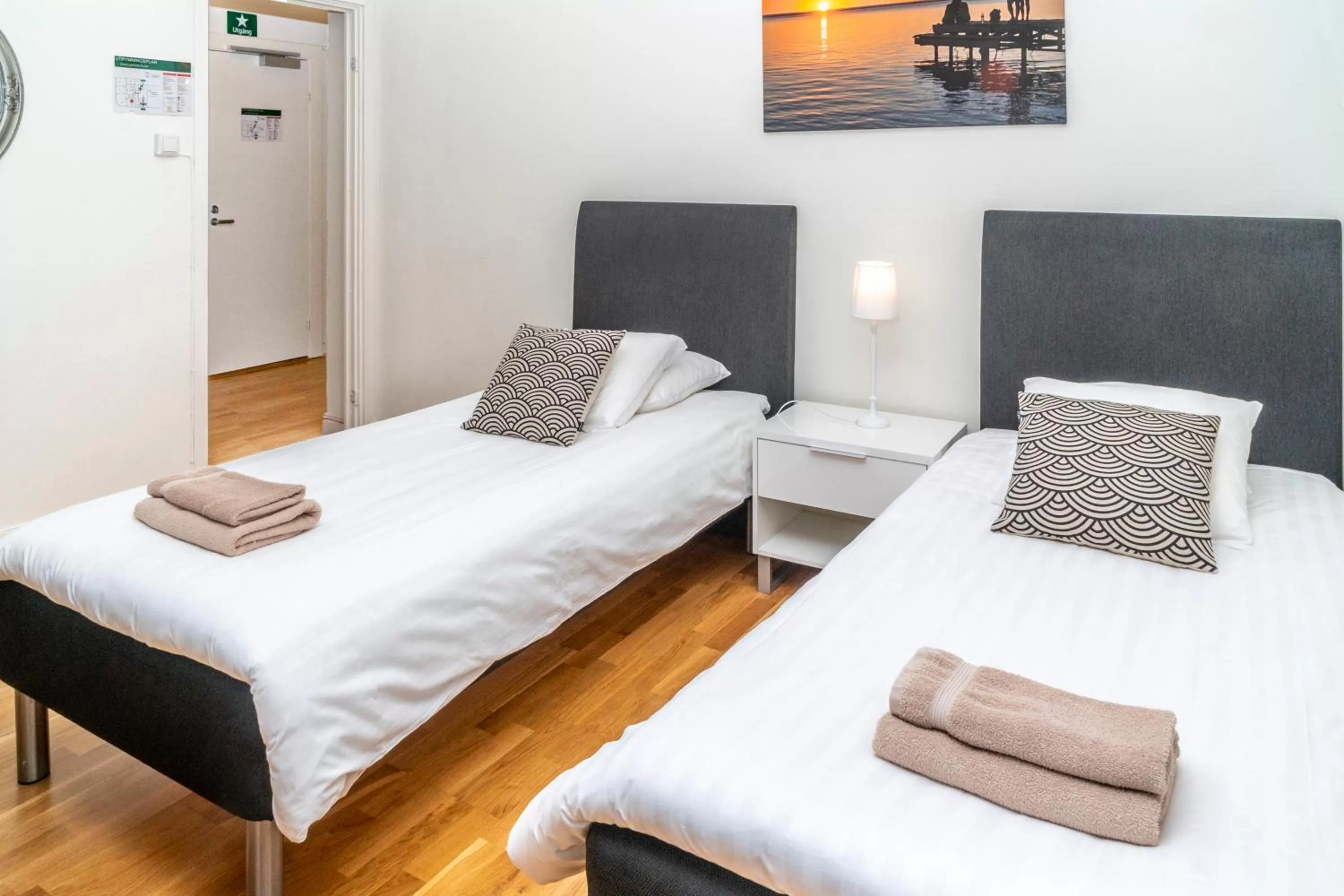 Bedroom, Bed in Hotell Linden