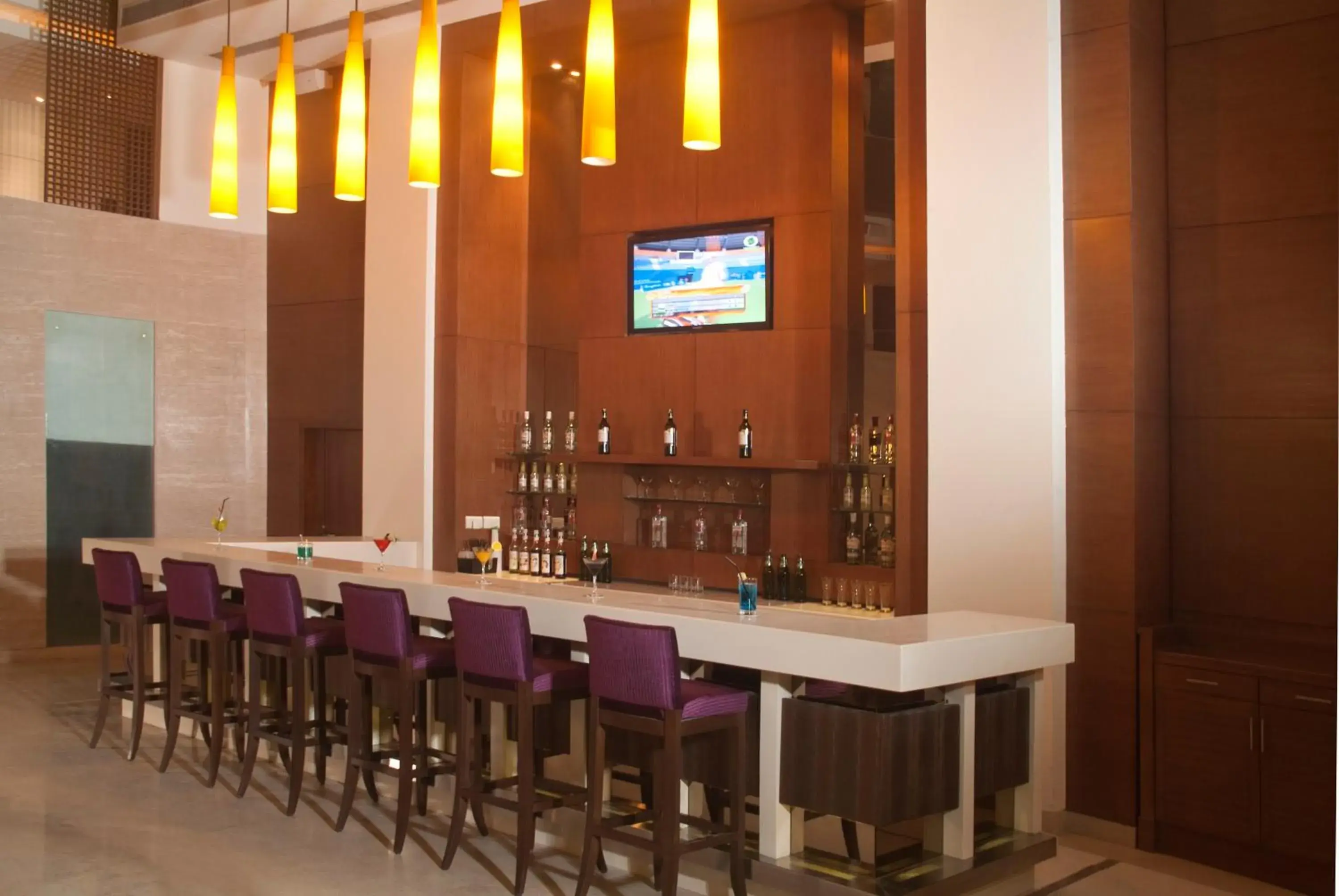 Lounge or bar in Savoy Suites Greater Noida