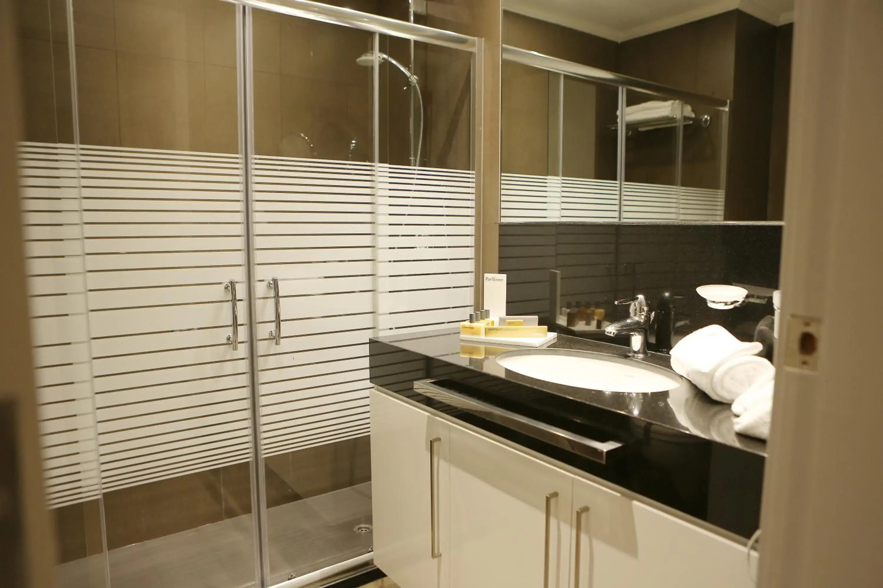 Bathroom in ParkTower Suites