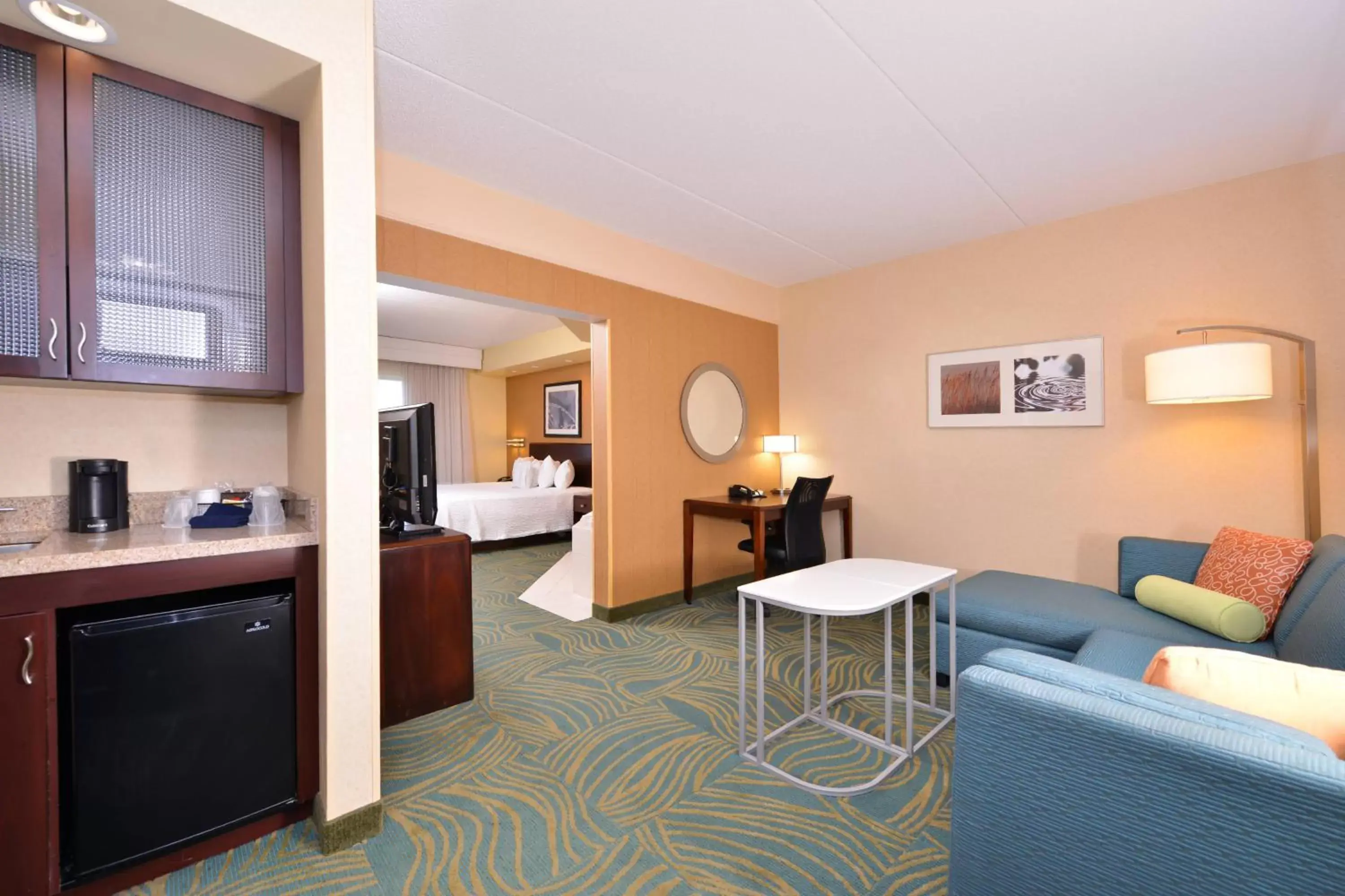 Bedroom, Seating Area in SpringHill Suites Arundel Mills BWI Airport