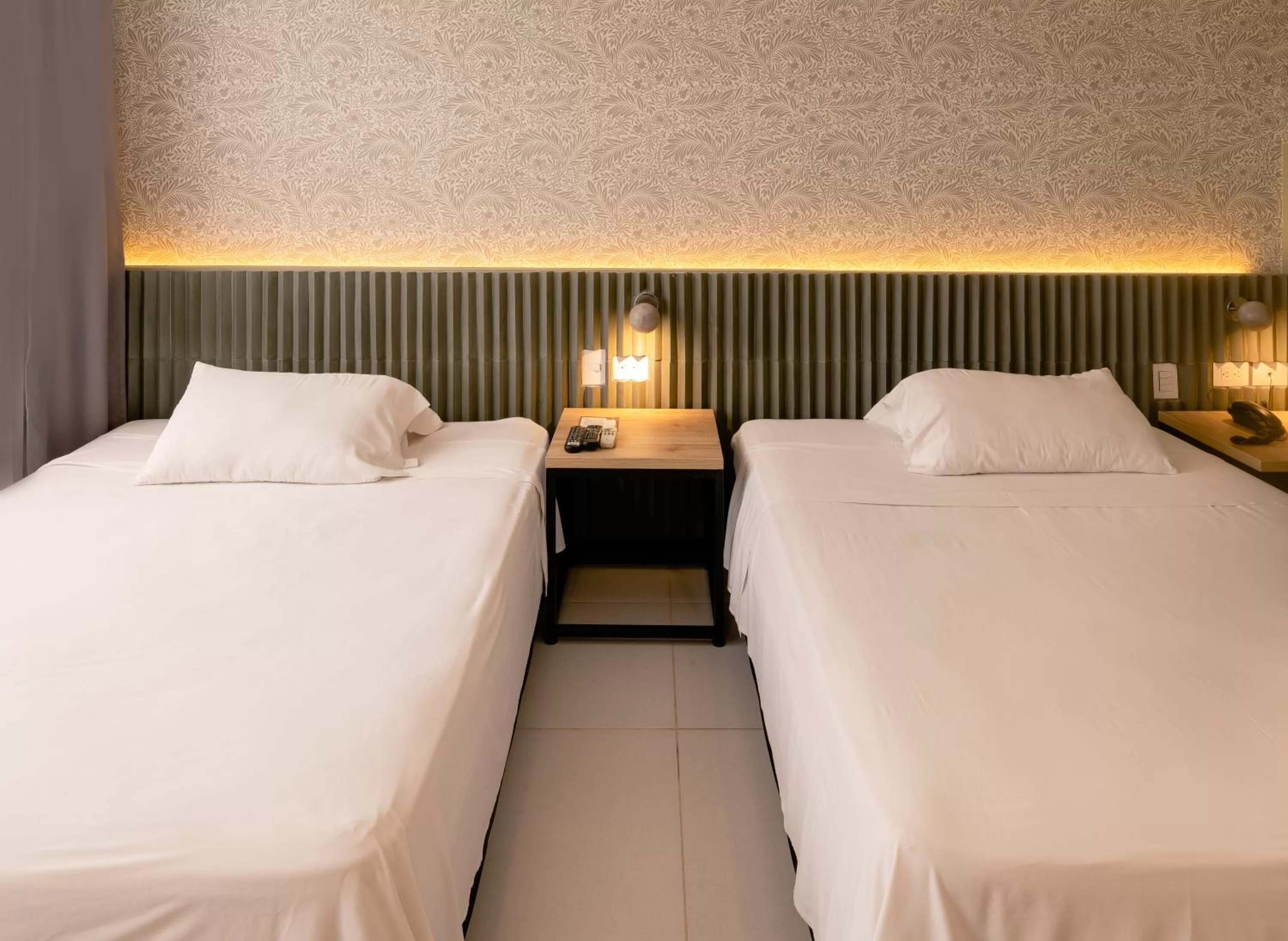 Bed in Hotel Principe