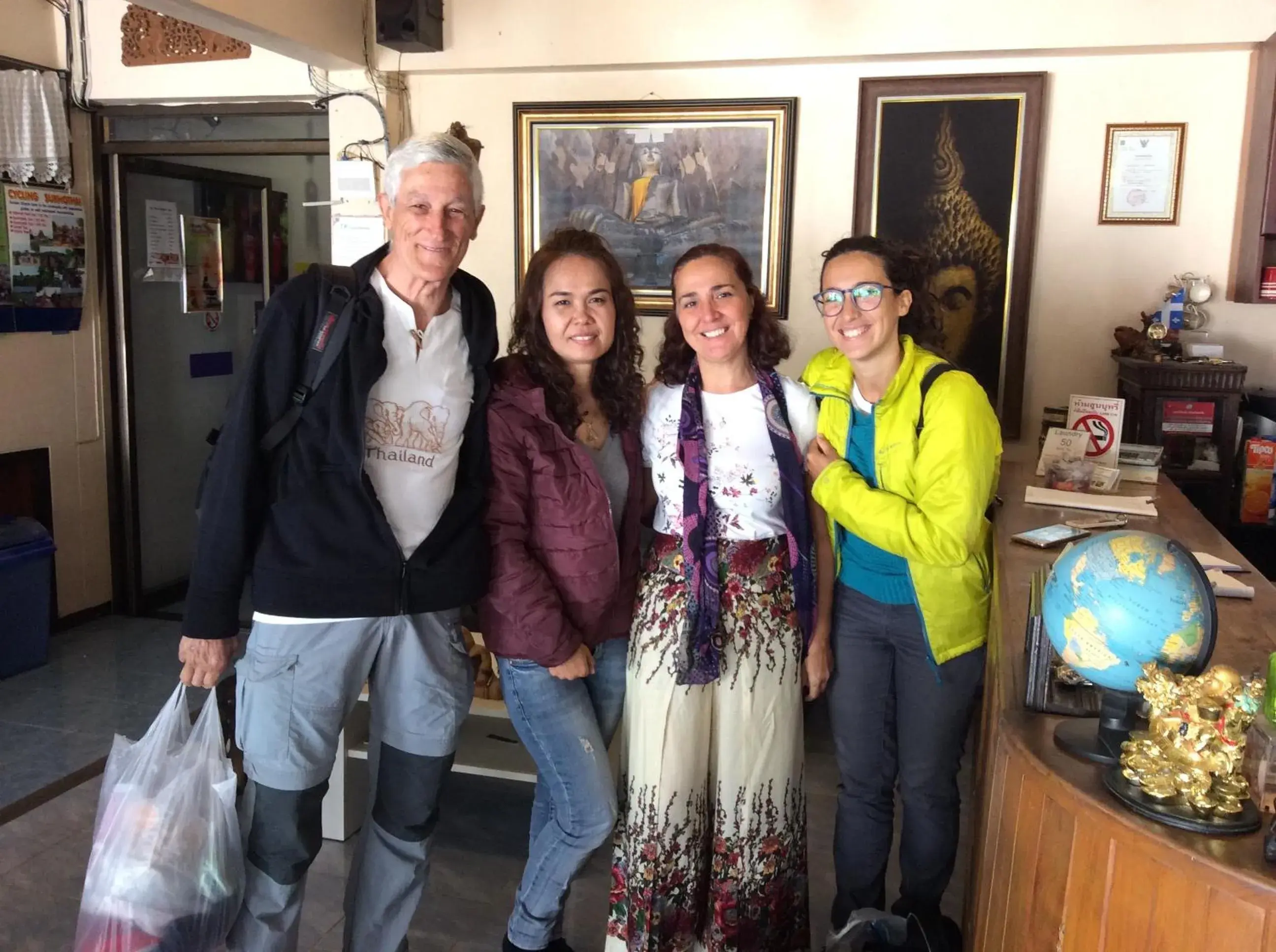 group of guests in TR Guesthouse