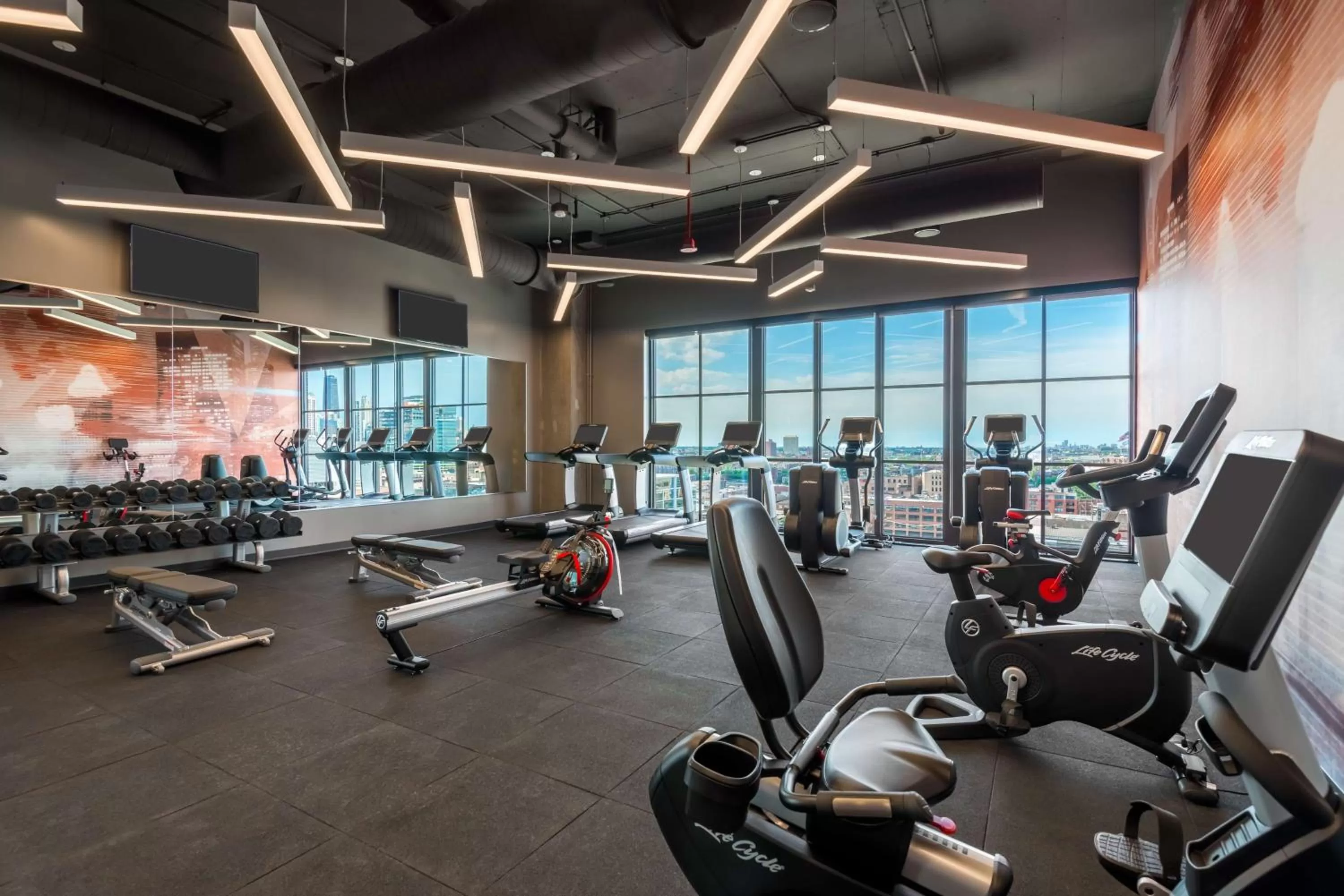 Fitness centre/facilities in Hyatt House Chicago West Loop-Fulton Market