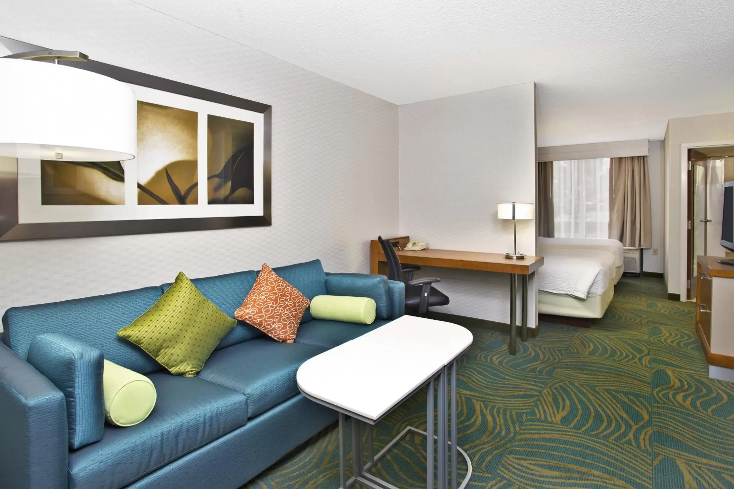 Photo of the whole room, Seating Area in SpringHill Suites by Marriott Chicago Naperville Warrenville