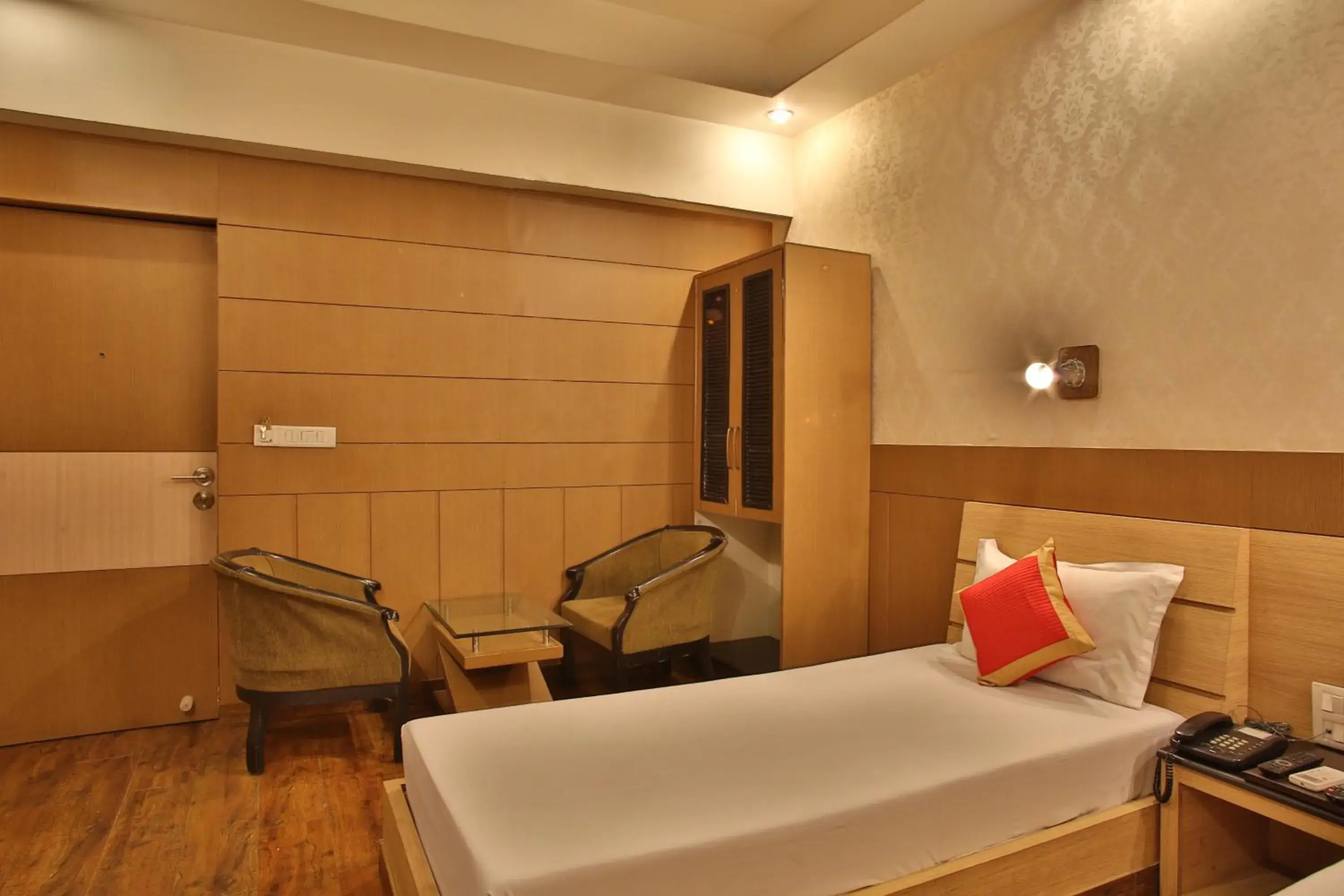Bed in Hotel The Grand Chandiram