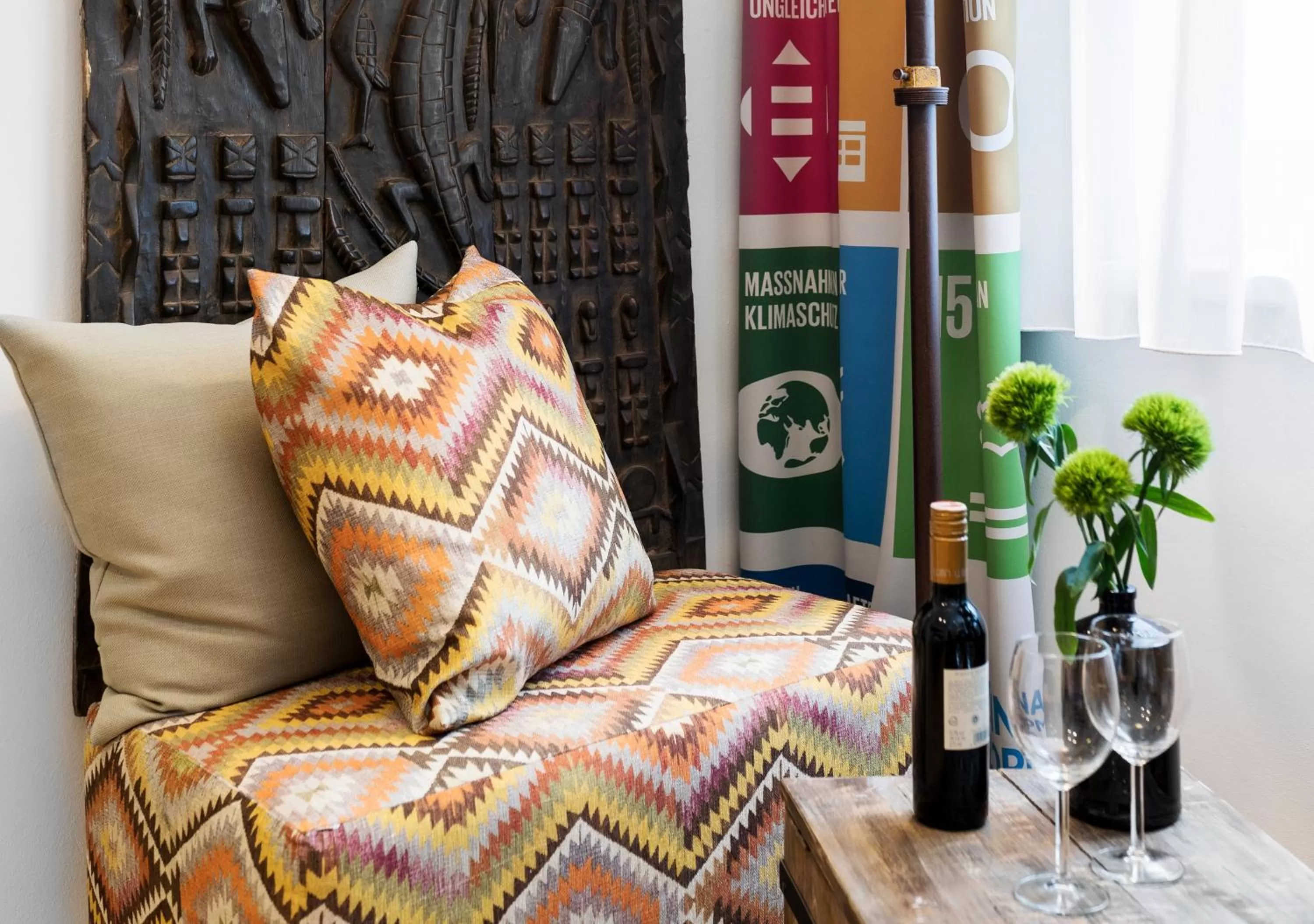 Seating area in Boutiquehotel Stadthalle