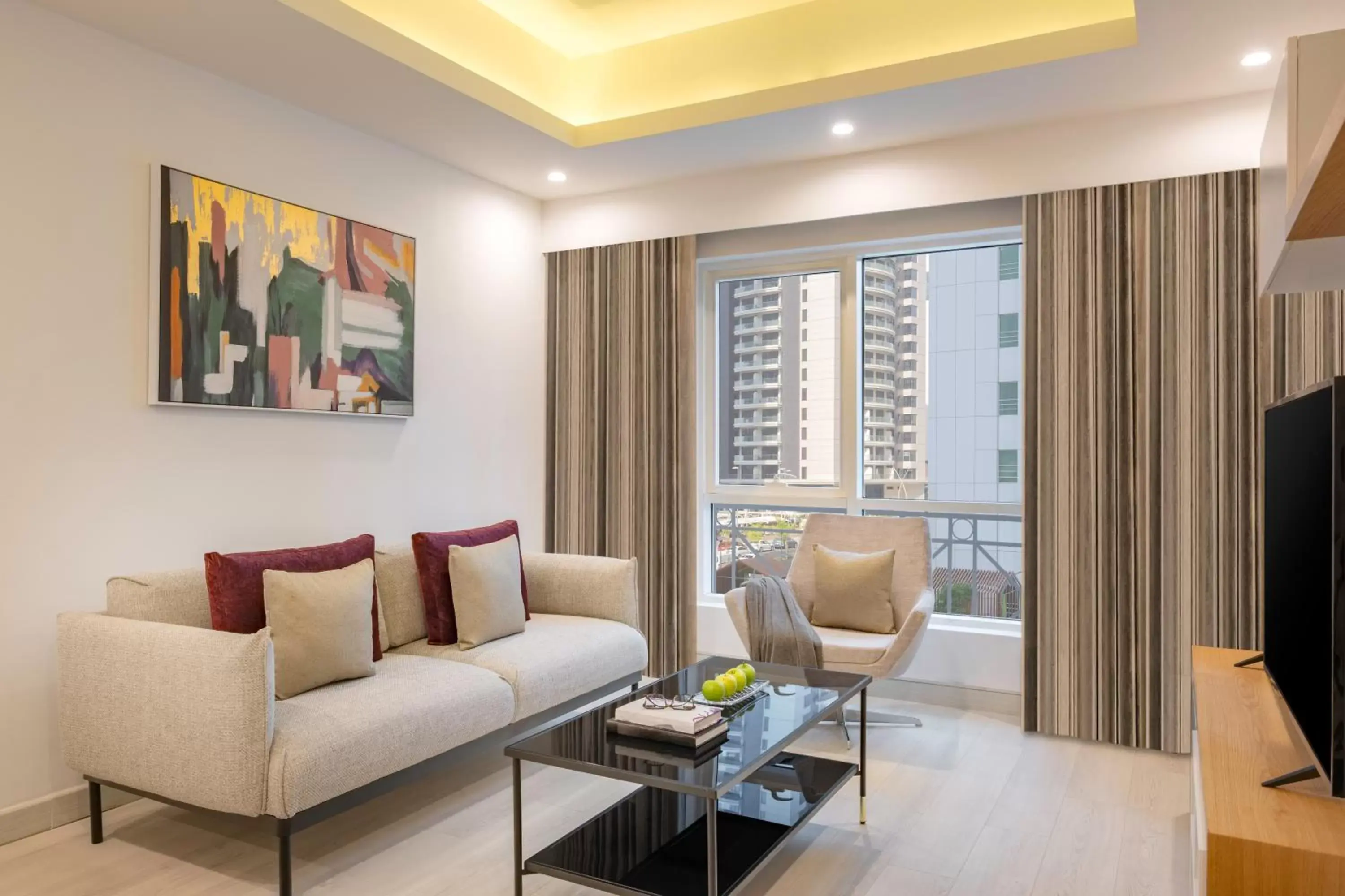 Living room, Seating Area in Marriott Executive Apartments City Center Doha