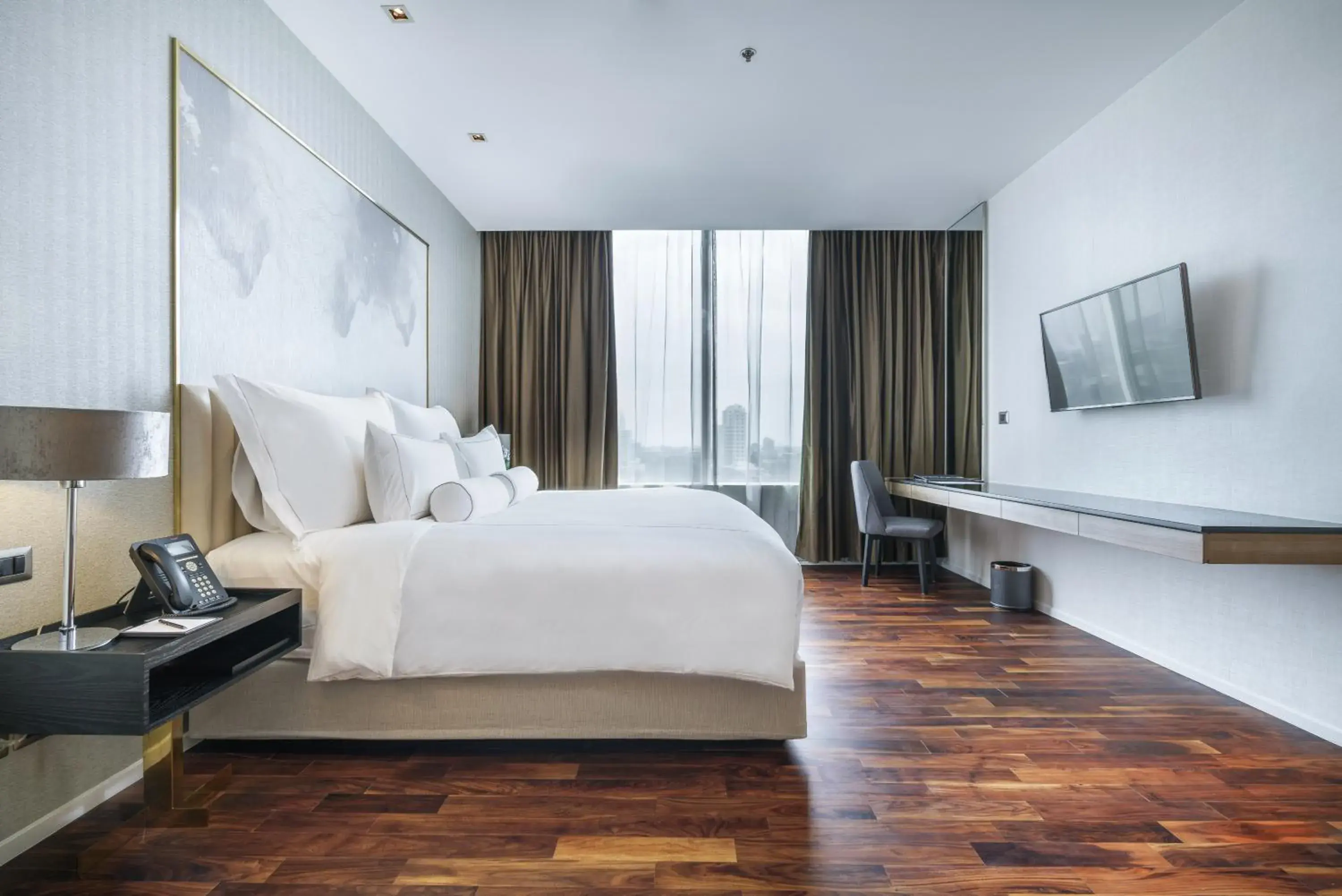 Bedroom in MUU Bangkok Hotel