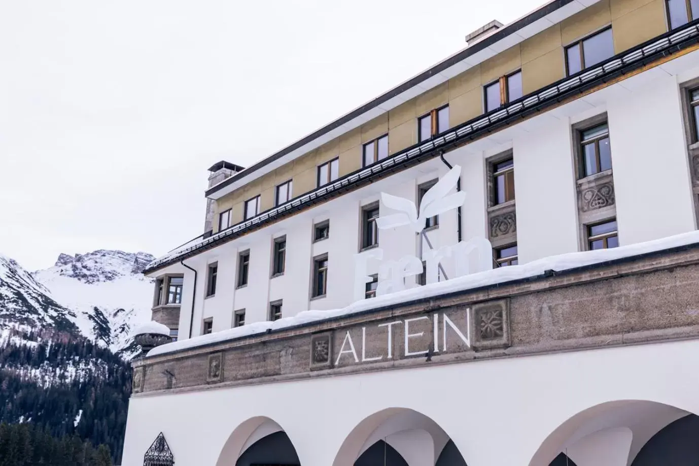 Facade/entrance, Property Building in Faern Arosa Altein