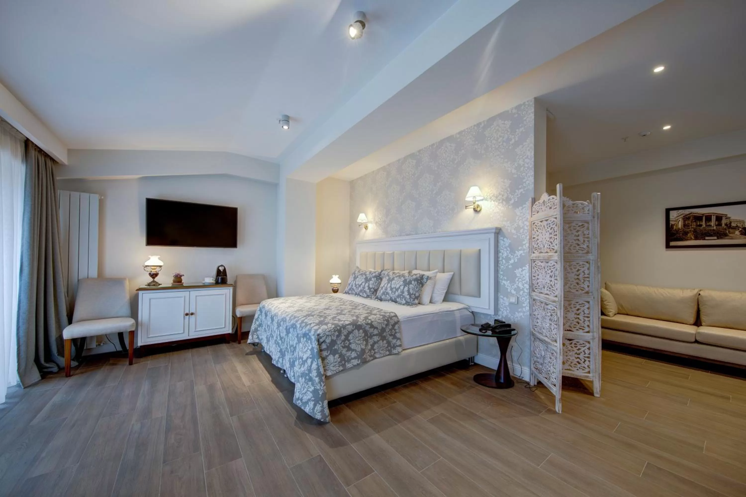 Bed in Hotel Passport Tbilisi