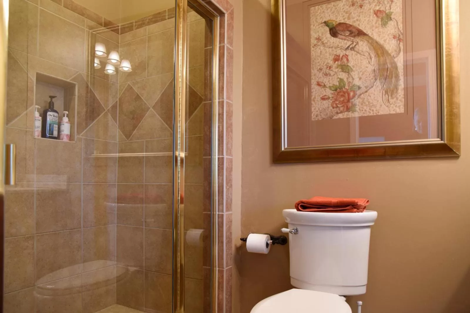 Shower in Wildflower Ranch Inn