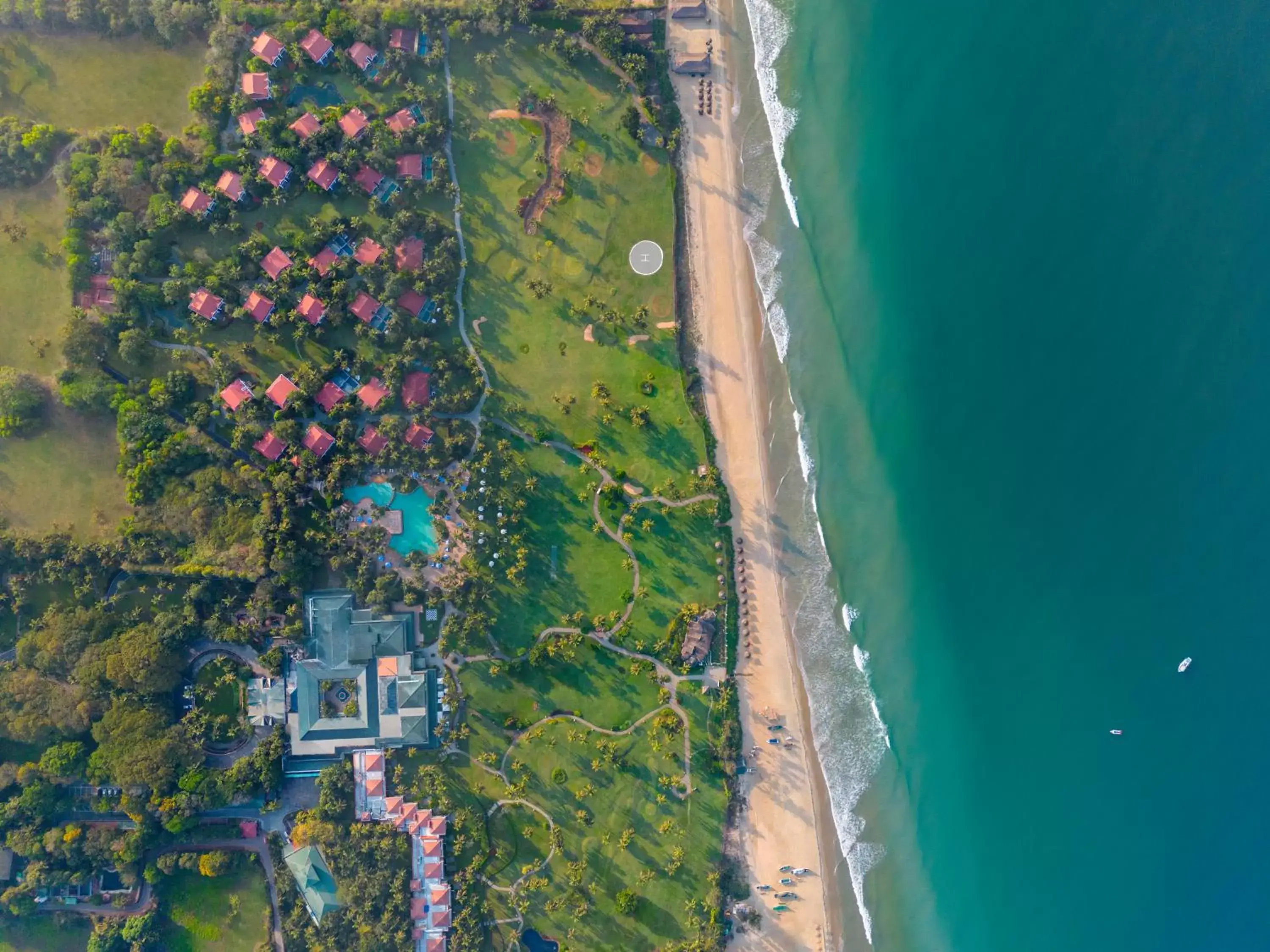 Bird's eye view, Bird's-eye View in Taj Exotica Resort & Spa, Goa