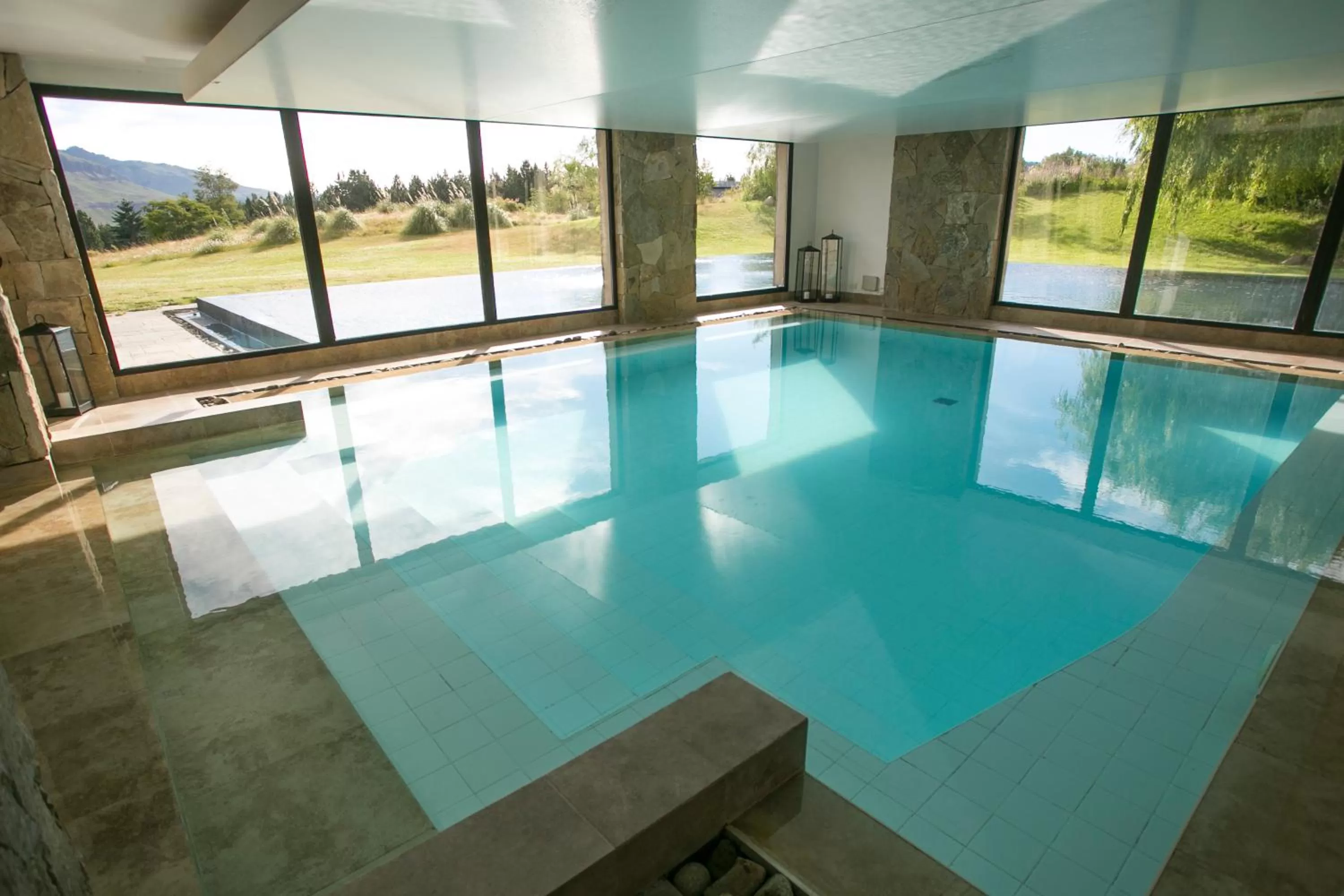 Pool view in Loi Suites Chapelco Hotel